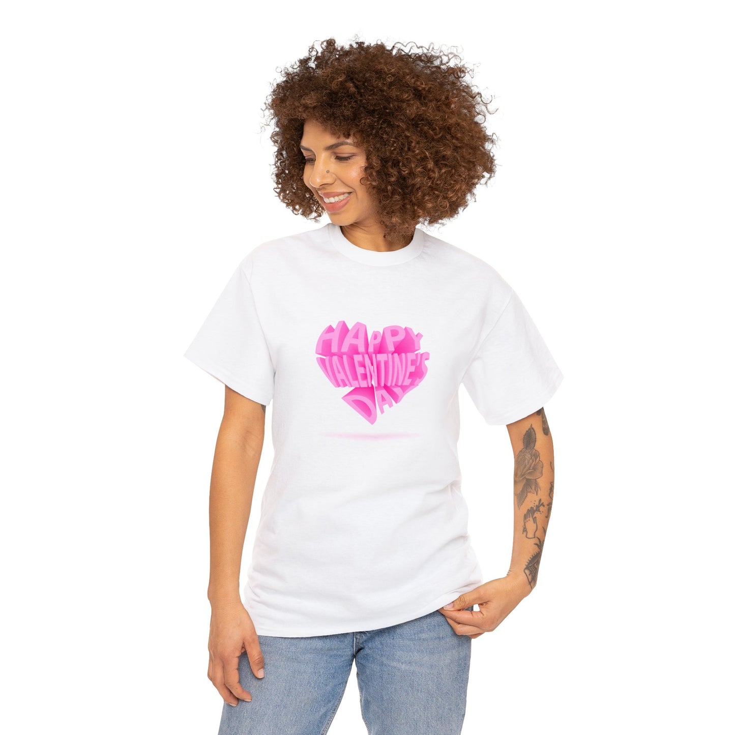 Unisex Heavy Cotton Tee Adult/Teen Activewear Valentines Day