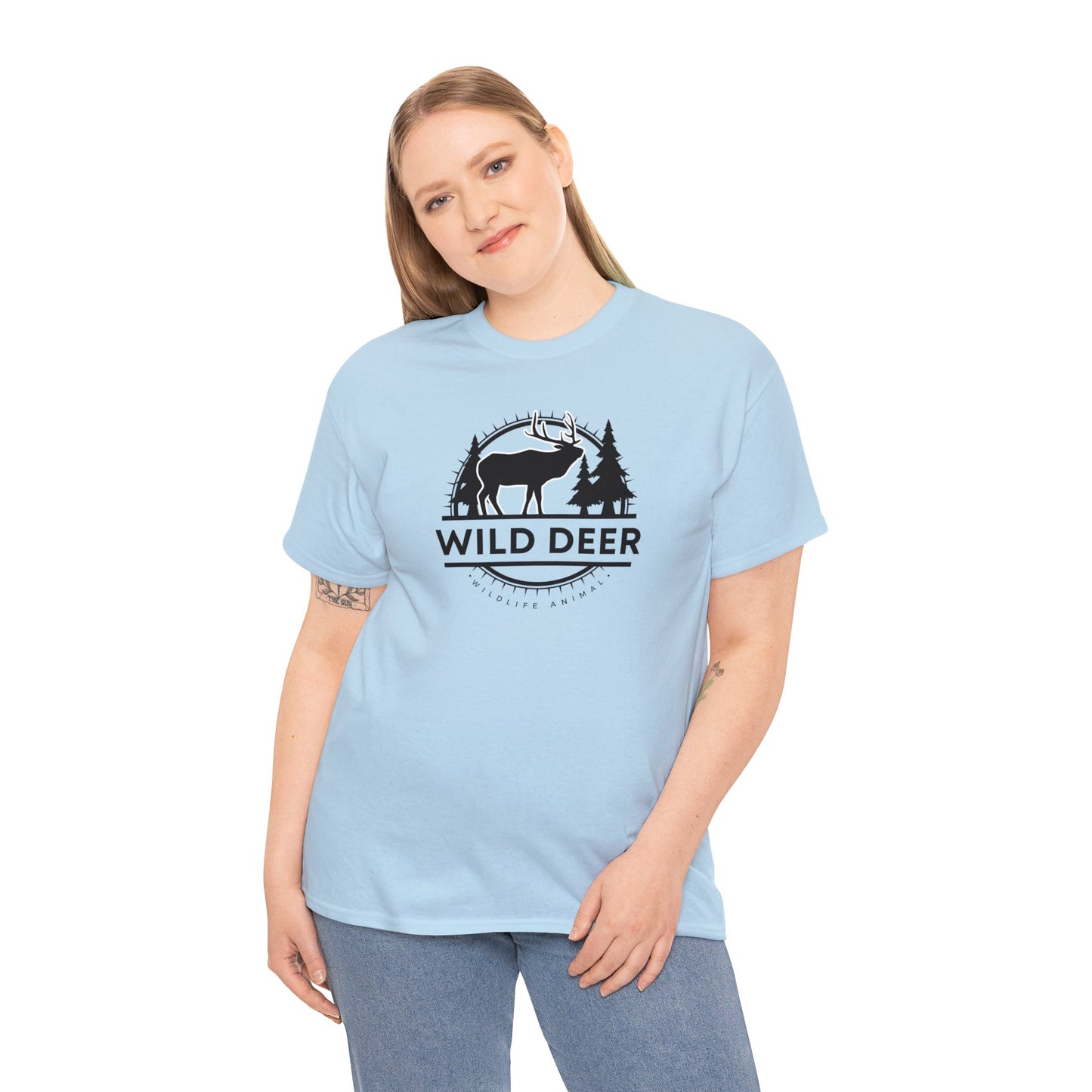 Unisex Heavy Cotton Tee Adult/Teen Wildlife Lover Activewear Shirt Comes In Many Colors