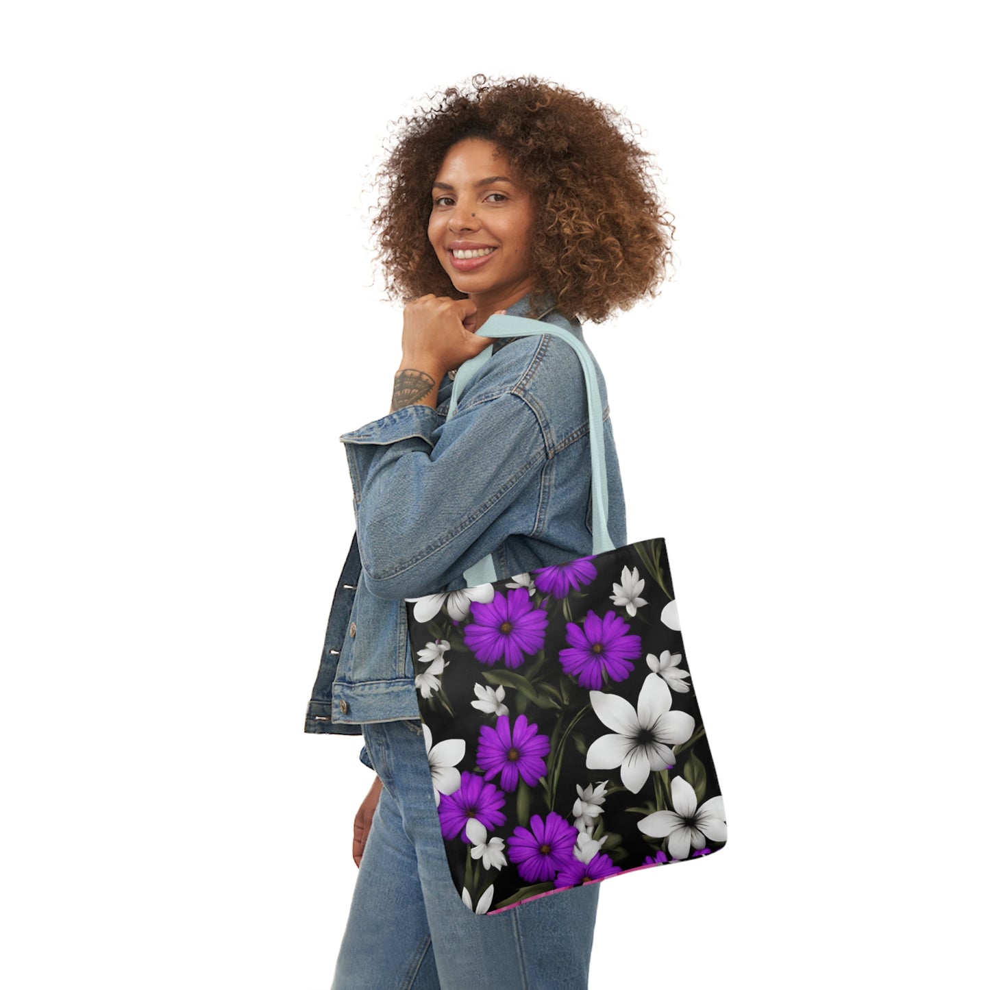 Polyester Canvas Tote Bag (AOP) Amazing Two Bags In One Different Designs On Each Side Adult Accessories