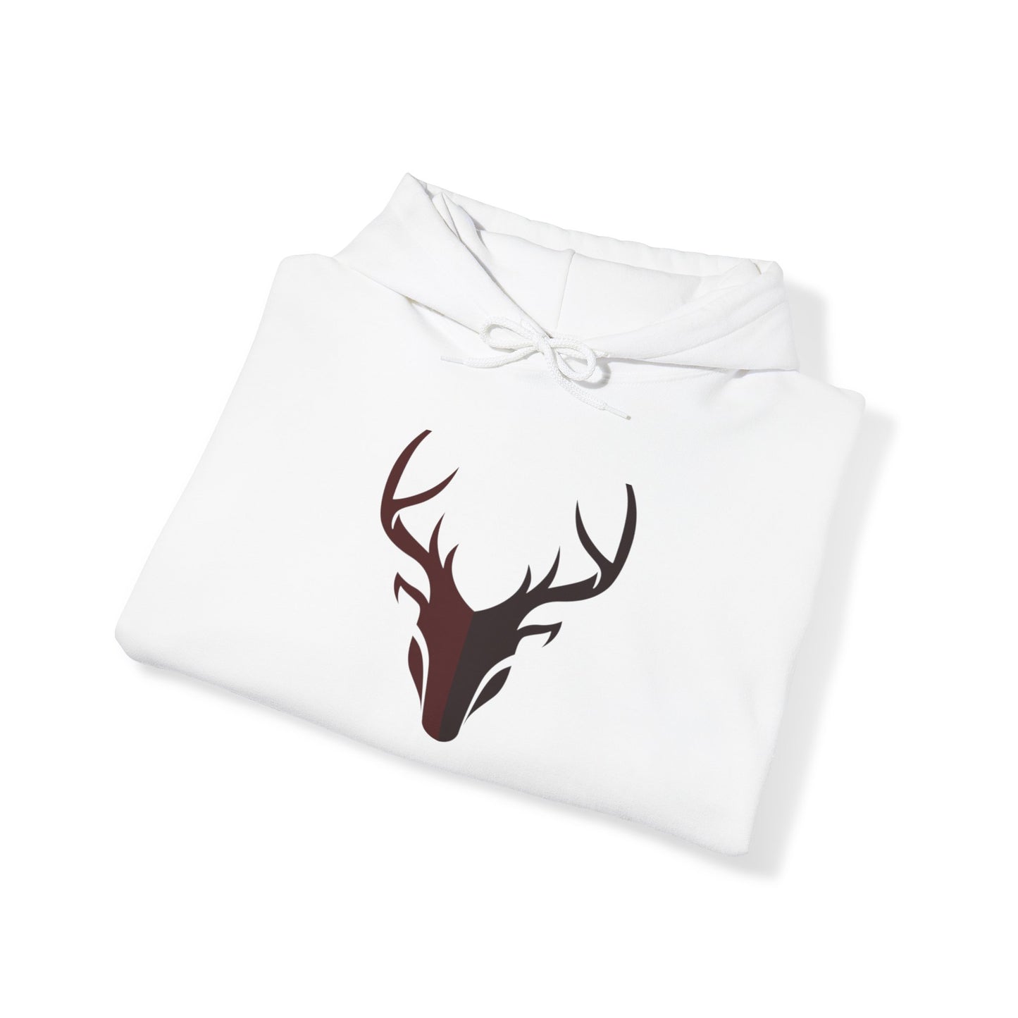 Unisex Heavy Blend™ Hooded Sweatshirt Adult Activewear Deer Head