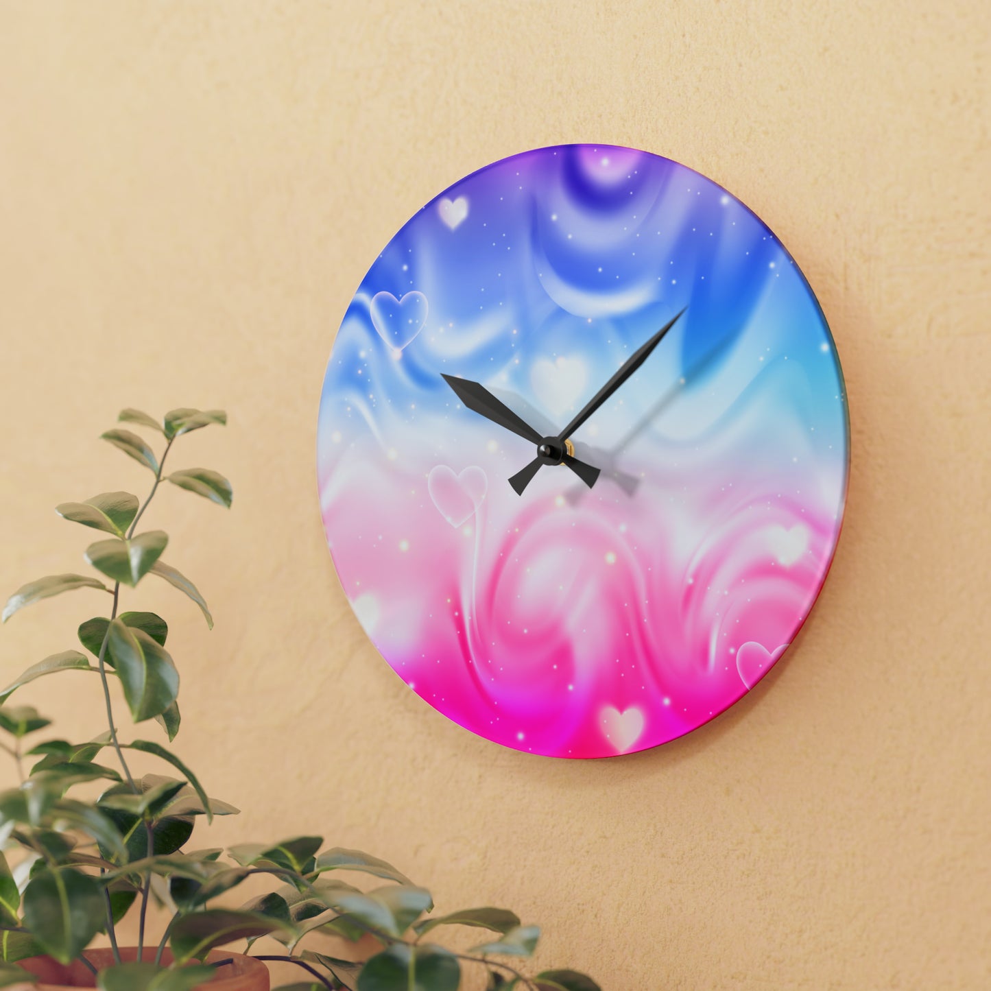 Acrylic Wall Clock Has Matching Products Sold Separate, If you want a Matching Products Call and I Make for Free Just Pay for Products