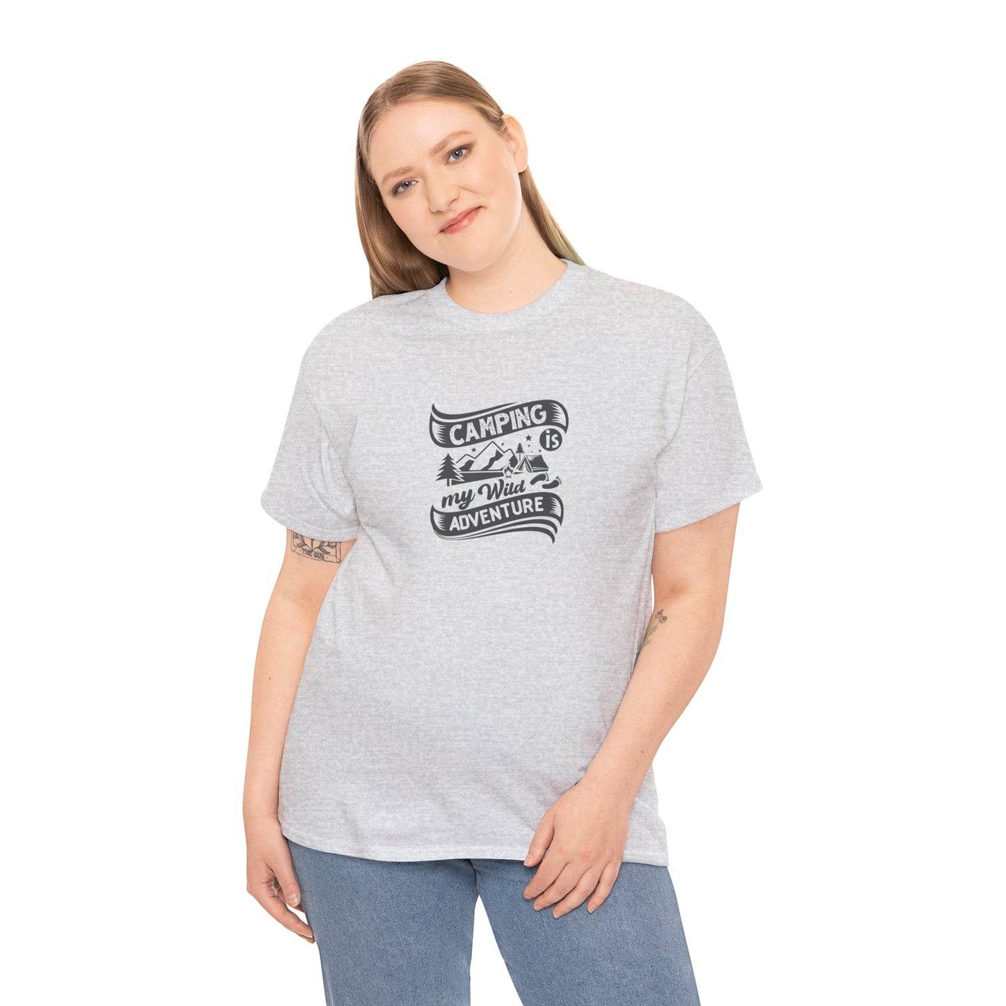 Unisex Heavy Cotton Tee Adult/Teen Activewear Good Quality Material Comes In Many Colors