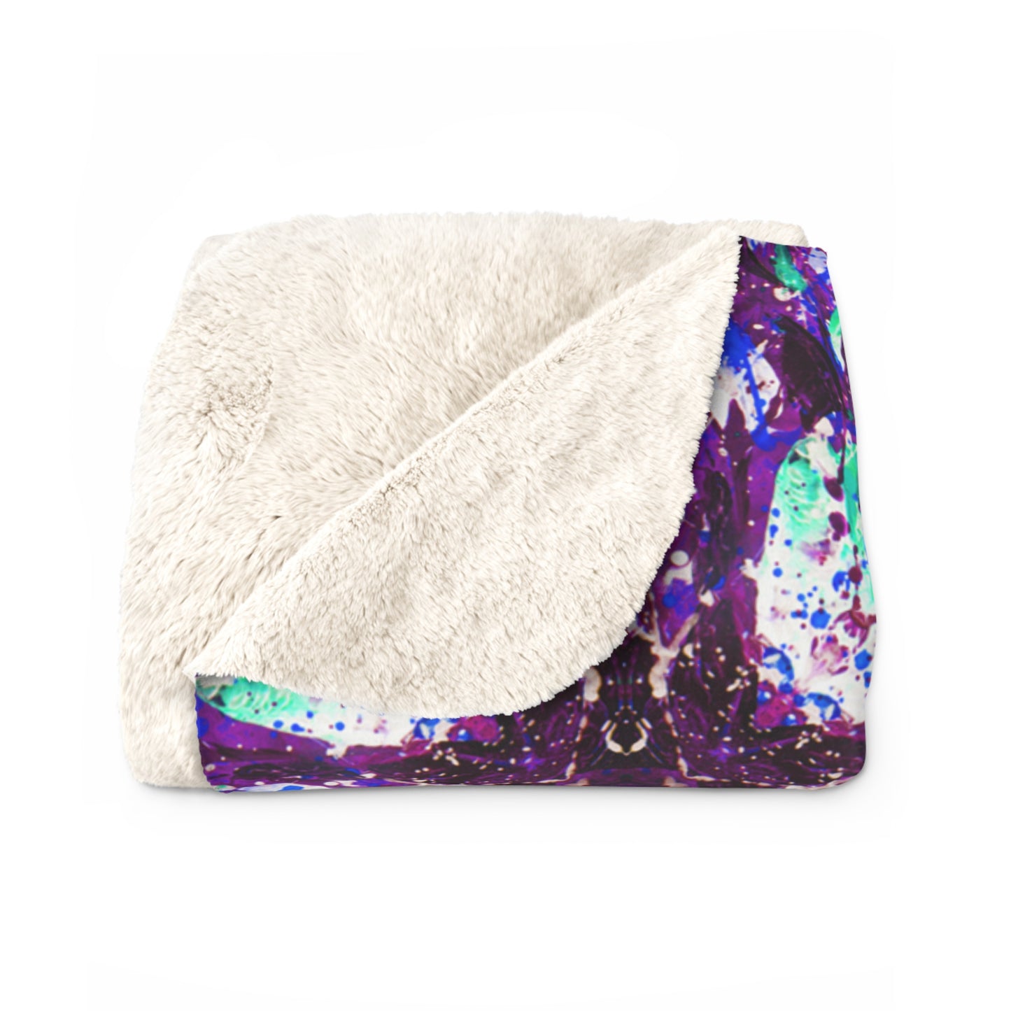 Sherpa Fleece Blanket Make Matching Lamp, Clock, Rug, Candle, Decorative Felt Storage Boxes