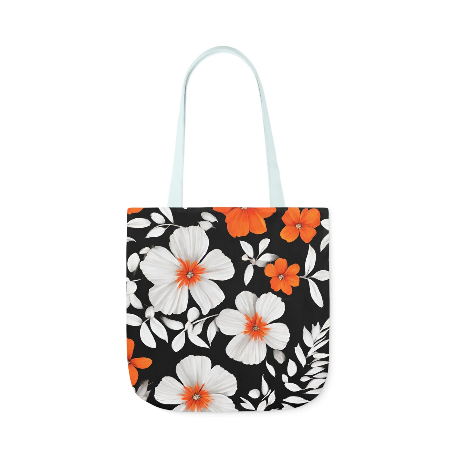 Polyester Canvas Tote Bag (AOP) Two Different Designs On Each Side Two Bags In One Adult Accessories