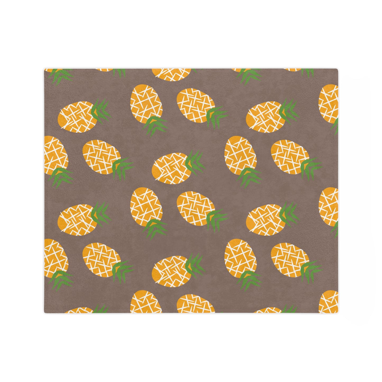 Velveteen Minky Blanket Pineapple Blanket For Kids/Adult/Babies