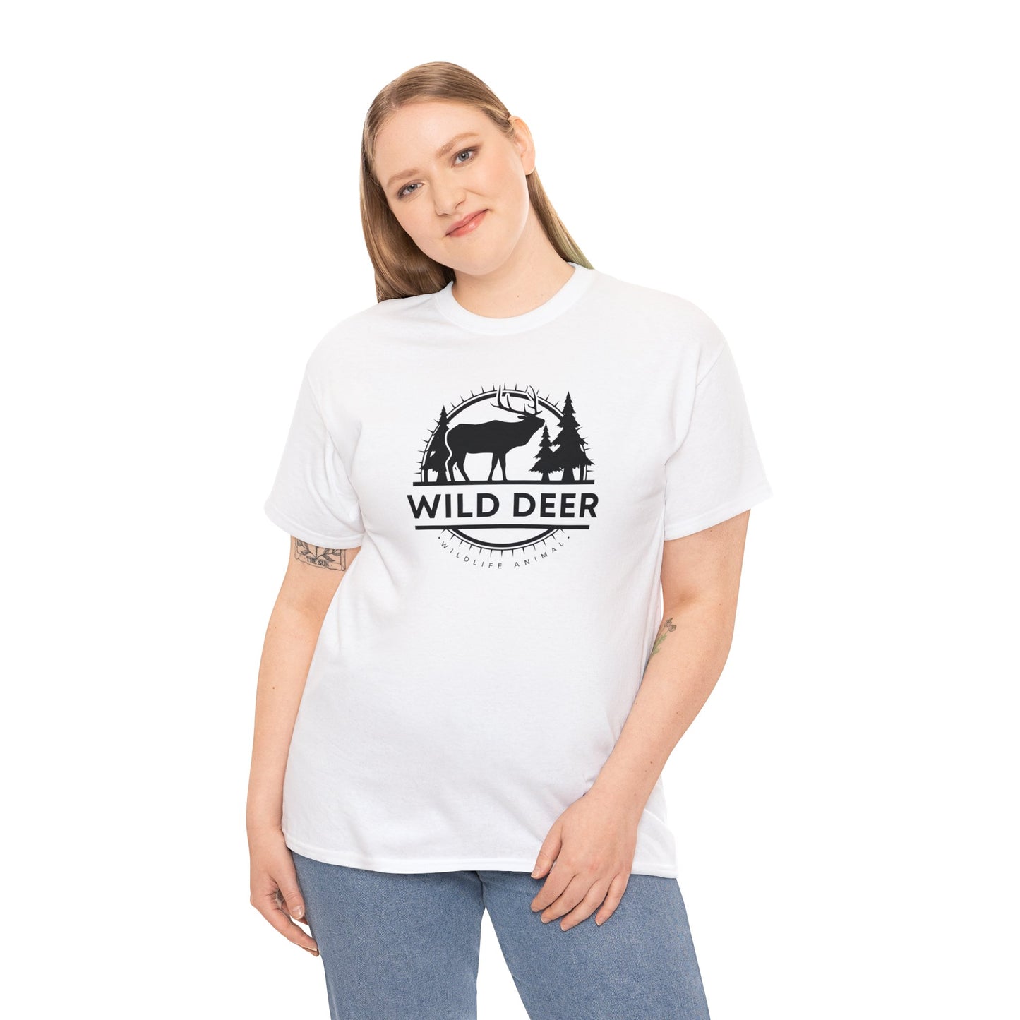 Unisex Heavy Cotton Tee Adult/Teen Wildlife Lover Activewear Shirt Comes In Many Colors