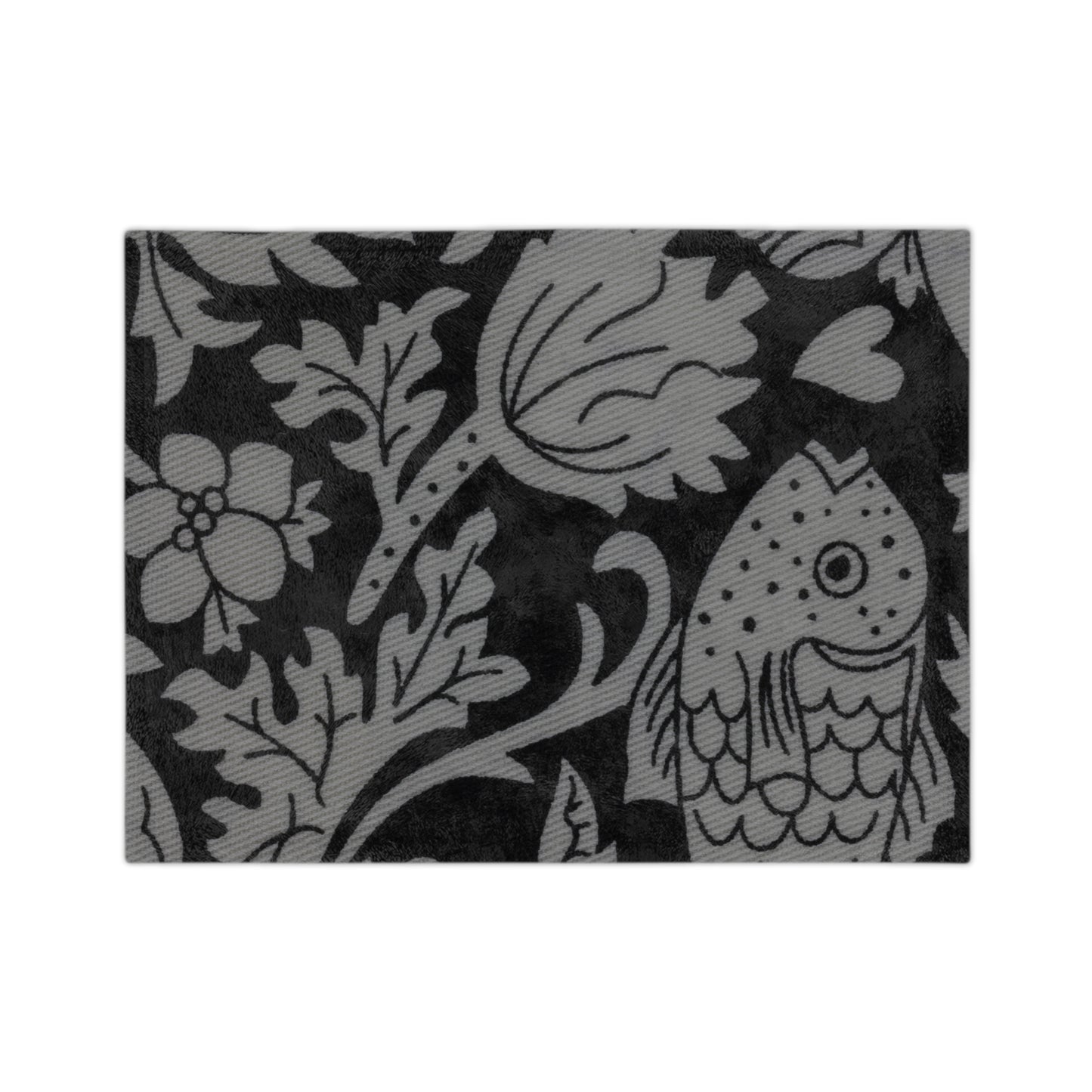 Velveteen Minky Blanket Adult/Teen Accessories Decor Black And Grey Design