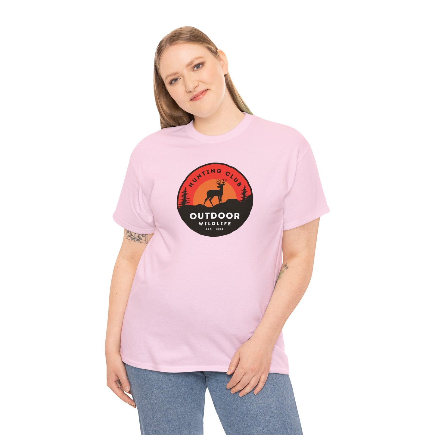 Unisex Heavy Cotton Tee Adult/Teen Activewear For That Outdoor Lover Shirt Comes In Many Colors