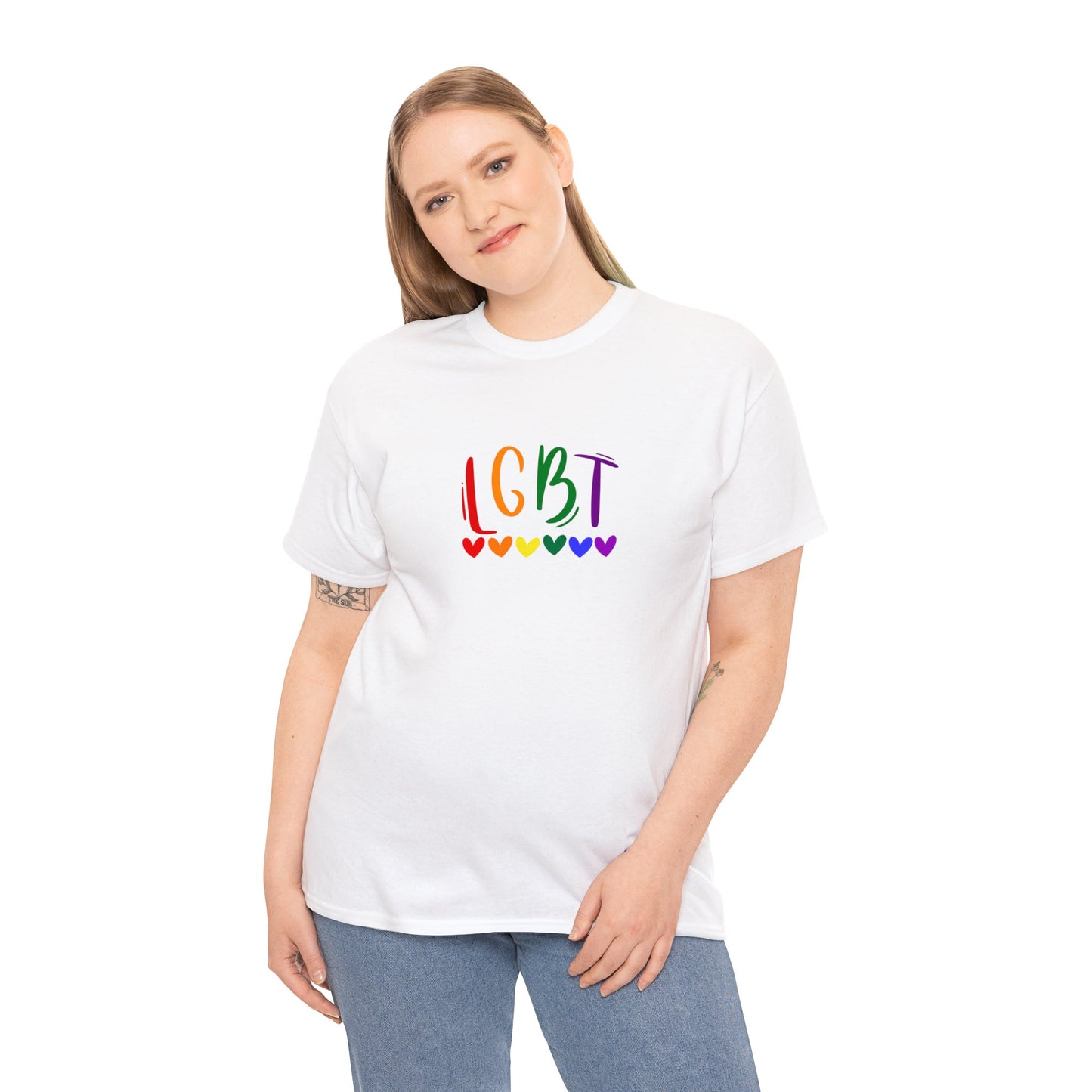 Unisex Heavy Cotton Tee Adult/Teen Activewear Comes In Various Colors