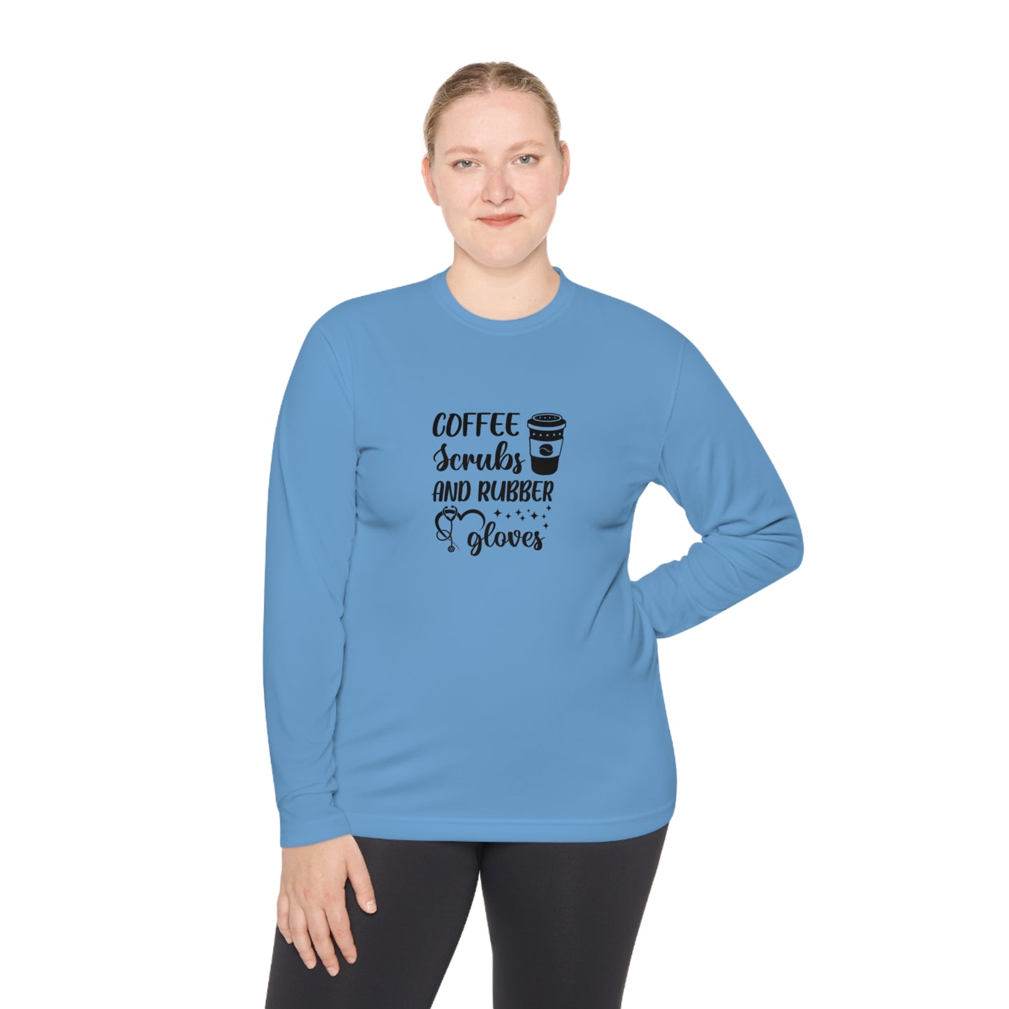 Unisex Lightweight Long Sleeve Tee Adult Activewear Comes In Various Colors