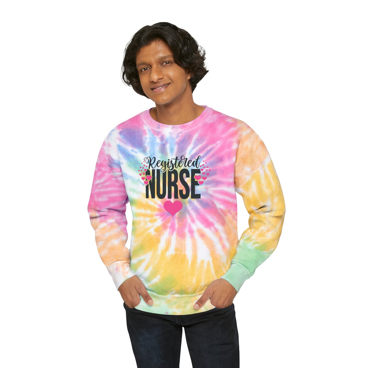 Unisex Tie-Dye Sweatshirt Adult Activewear