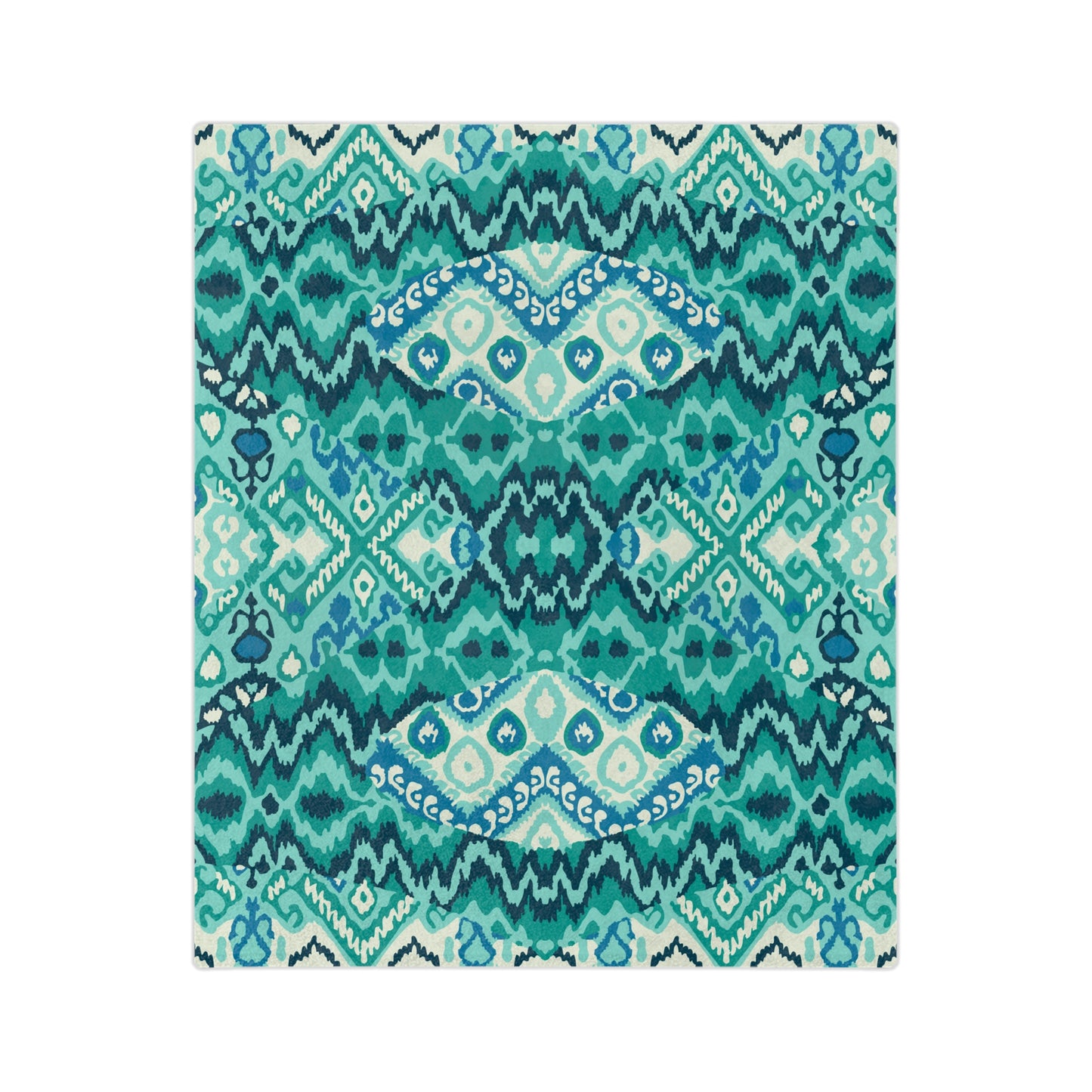 Velveteen Minky Blanket Adult/Teen/Baby Accessories Decor Beautiful Teal-Green Design