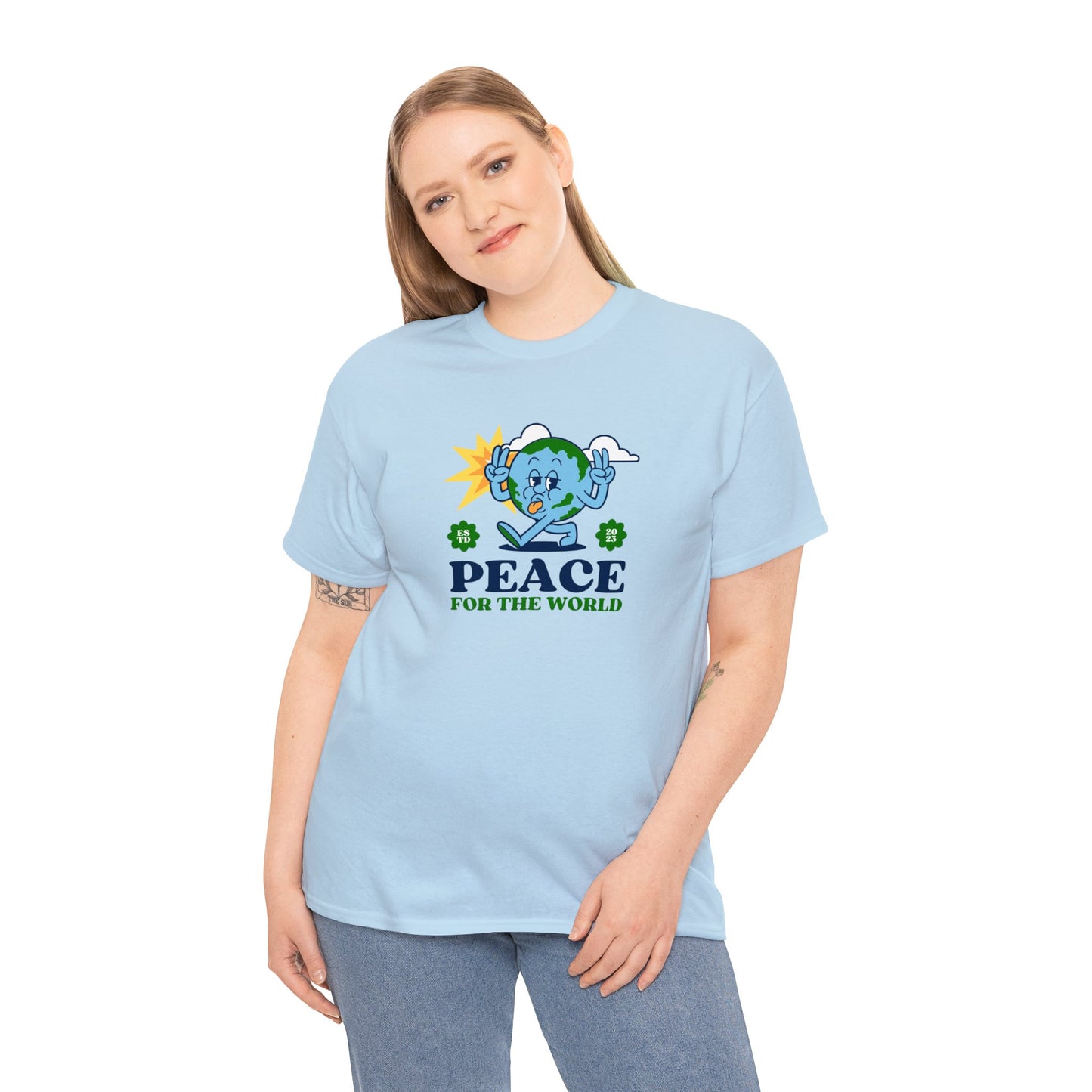 Unisex Heavy Cotton Tee Adult/Teen Activewear Shirt Comes In Many Colors