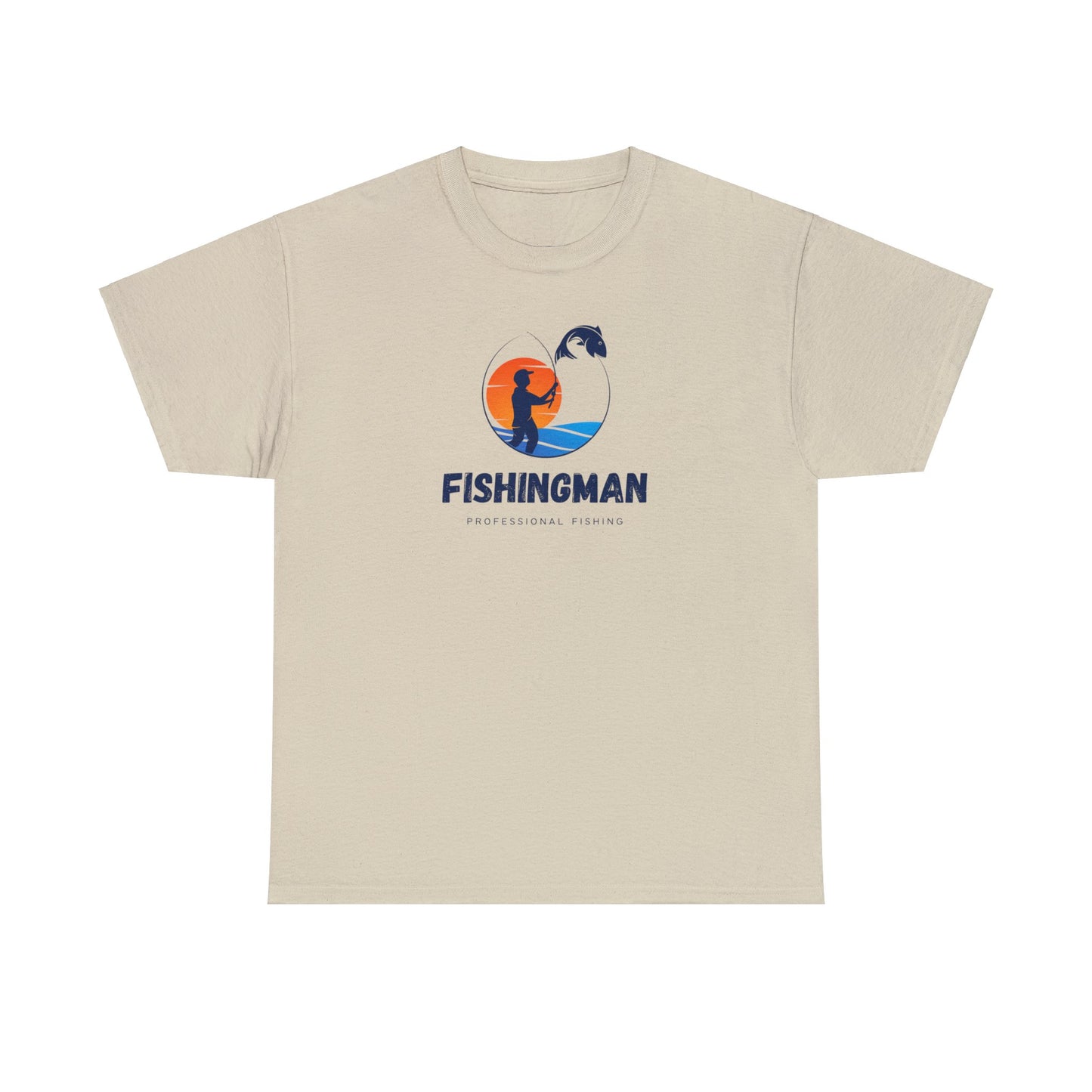 Unisex Heavy Cotton Tee Adult/Teen Activewear For That Fishing Lover