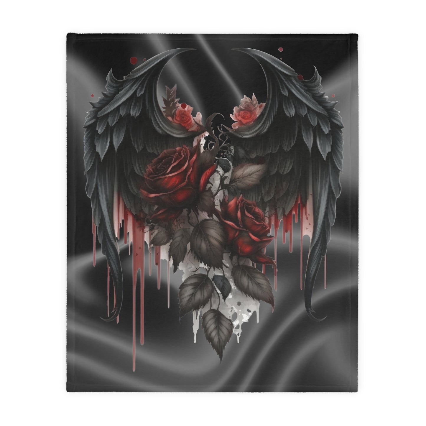 Velveteen Microfiber Blanket (Two-sided print) Good And Evil Two Blankets In One Adult Accessories