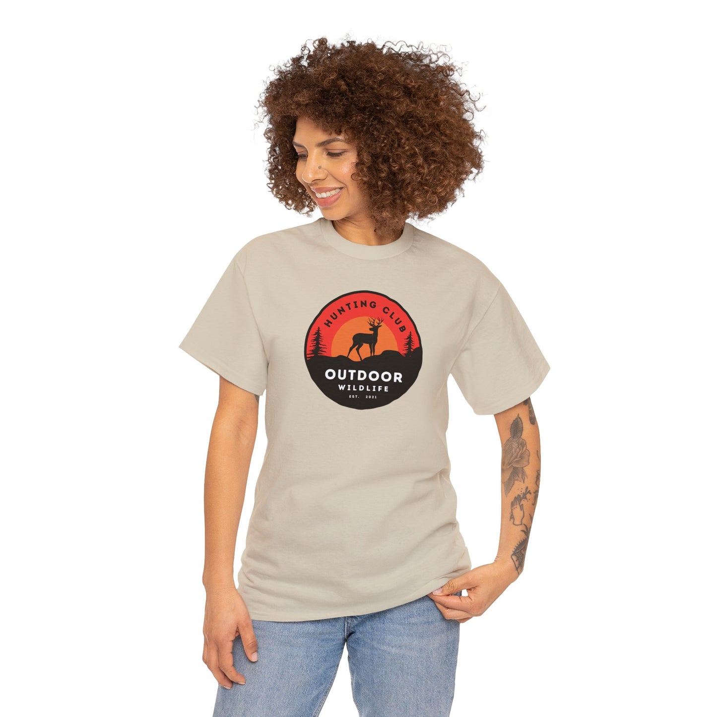 Unisex Heavy Cotton Tee Adult/Teen Activewear For That Outdoor Lover Shirt Comes In Many Colors