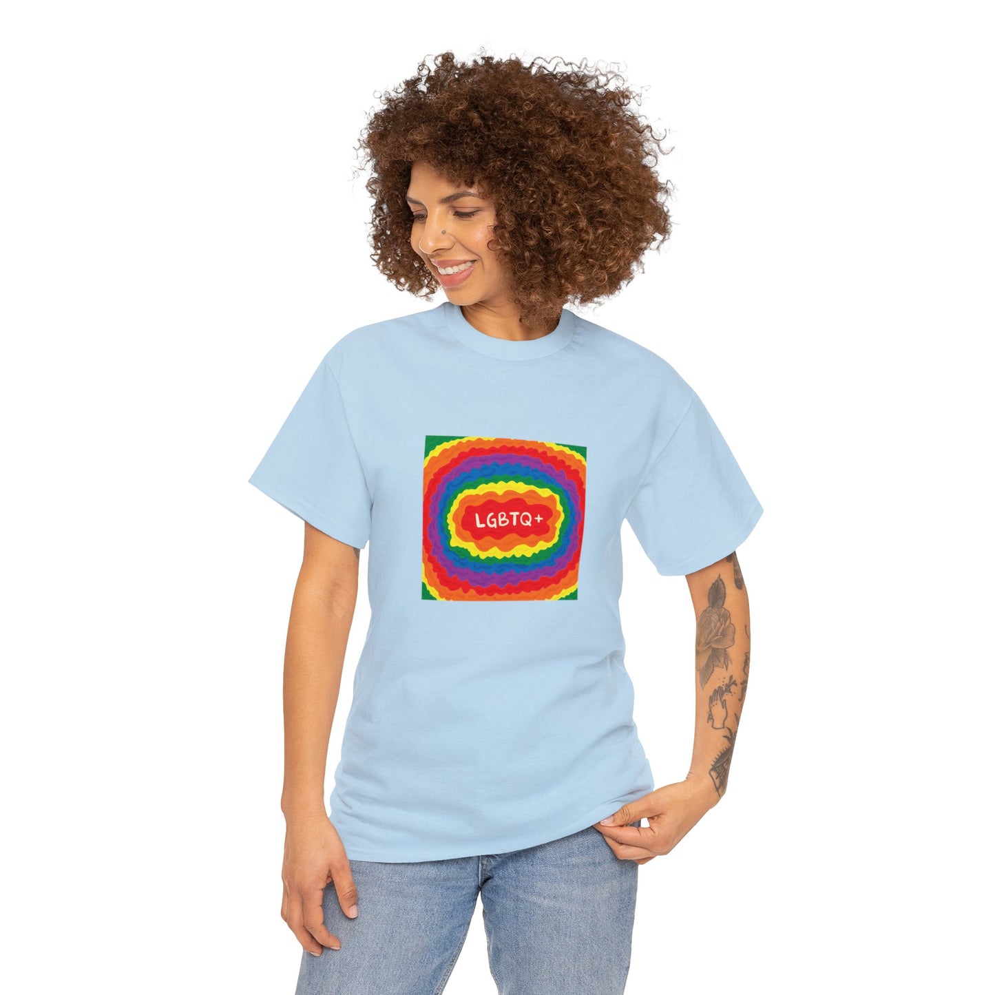 Unisex Heavy Cotton Tee Adult/Teen Activewear Comes In Various Colors