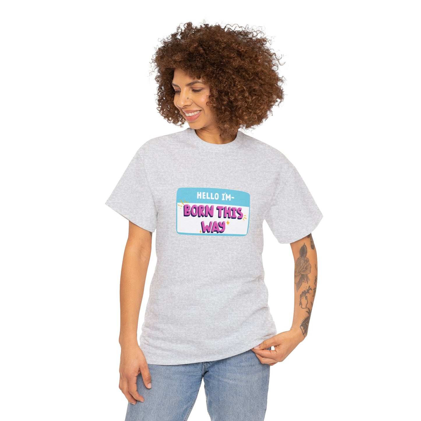 Unisex Heavy Cotton Tee  Design On Both Sides Adult/Teen Activewear Comes In Various Colors