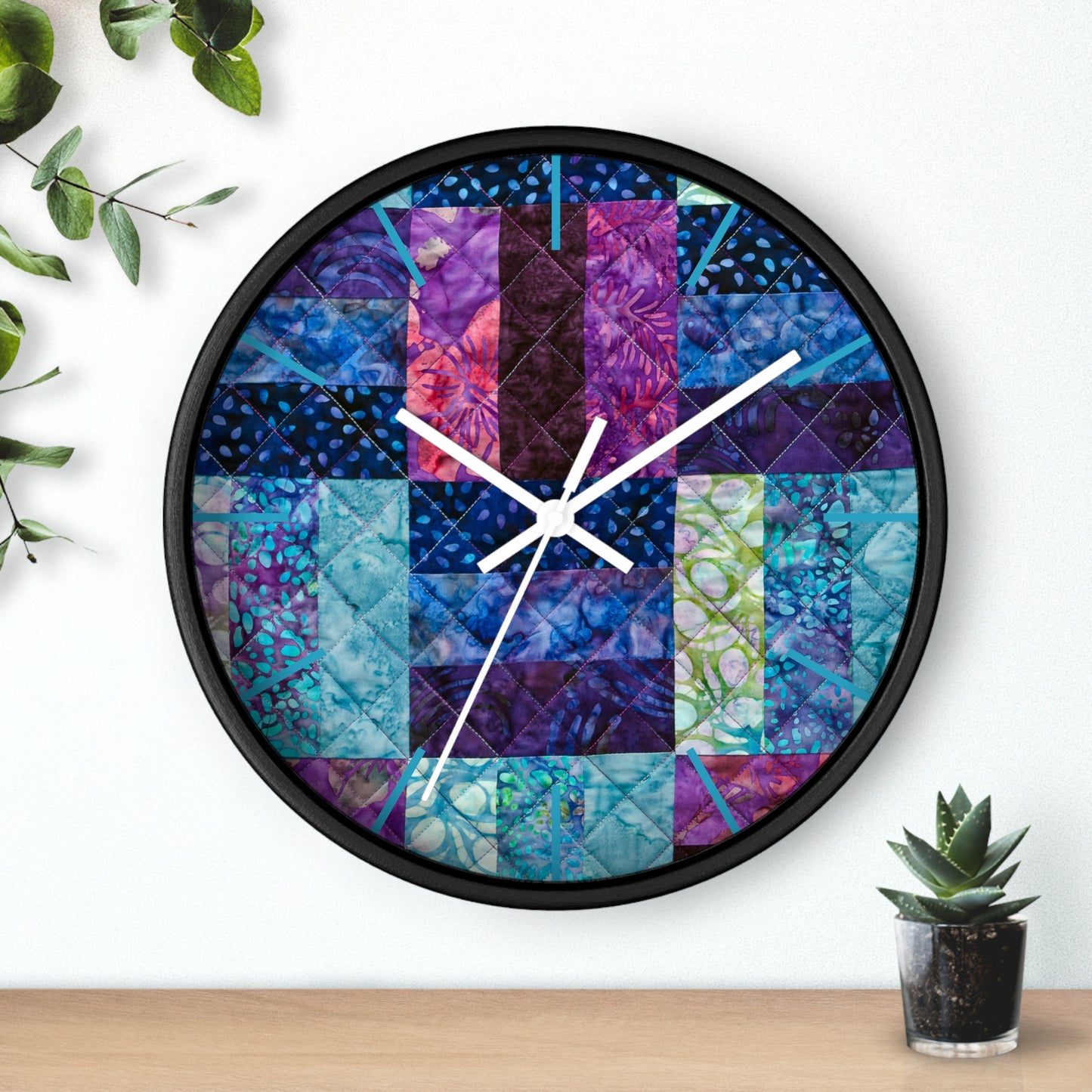 Wall Clock Has Matching Set