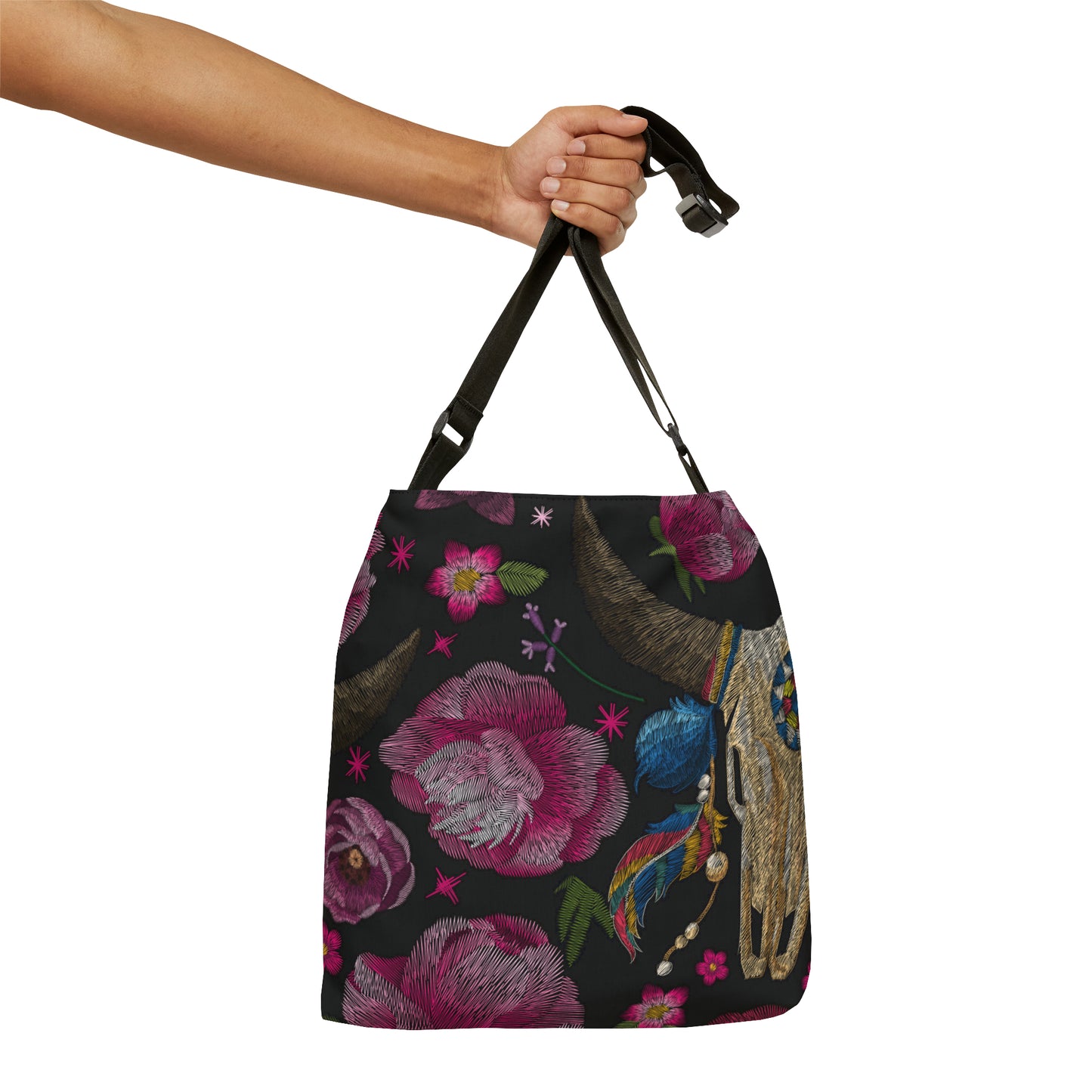 Adjustable Tote Bag (AOP) Two Separate Designs On Each Side Unisex Accessories