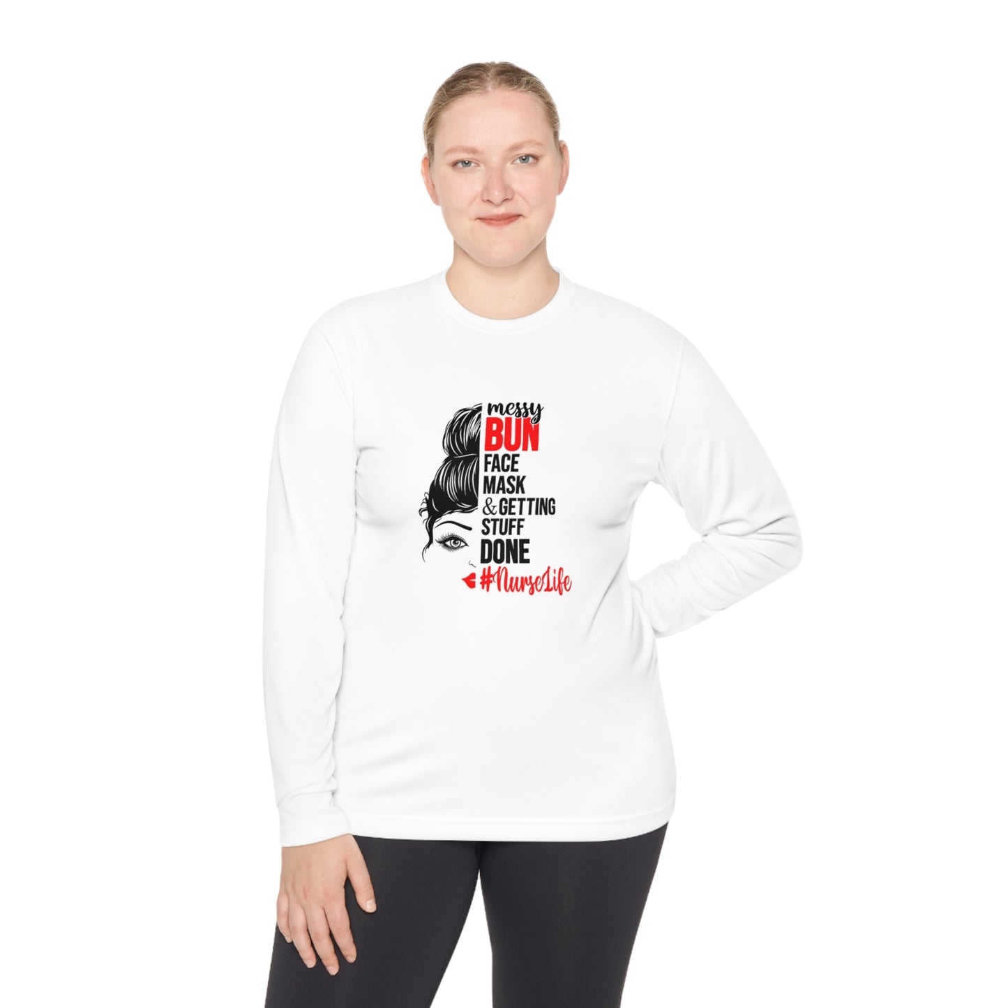 Unisex Lightweight Long Sleeve Tee Adult Activewear