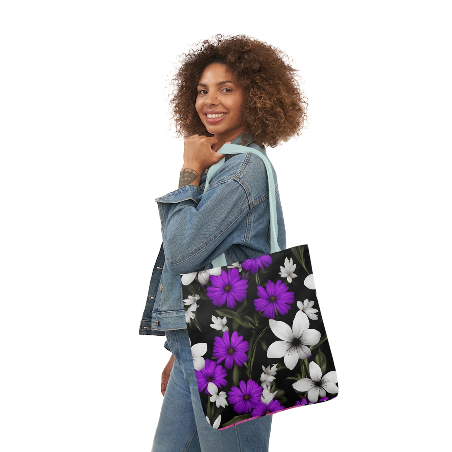 Polyester Canvas Tote Bag (AOP) Amazing Two Bags In One Different Designs On Each Side Adult Accessories