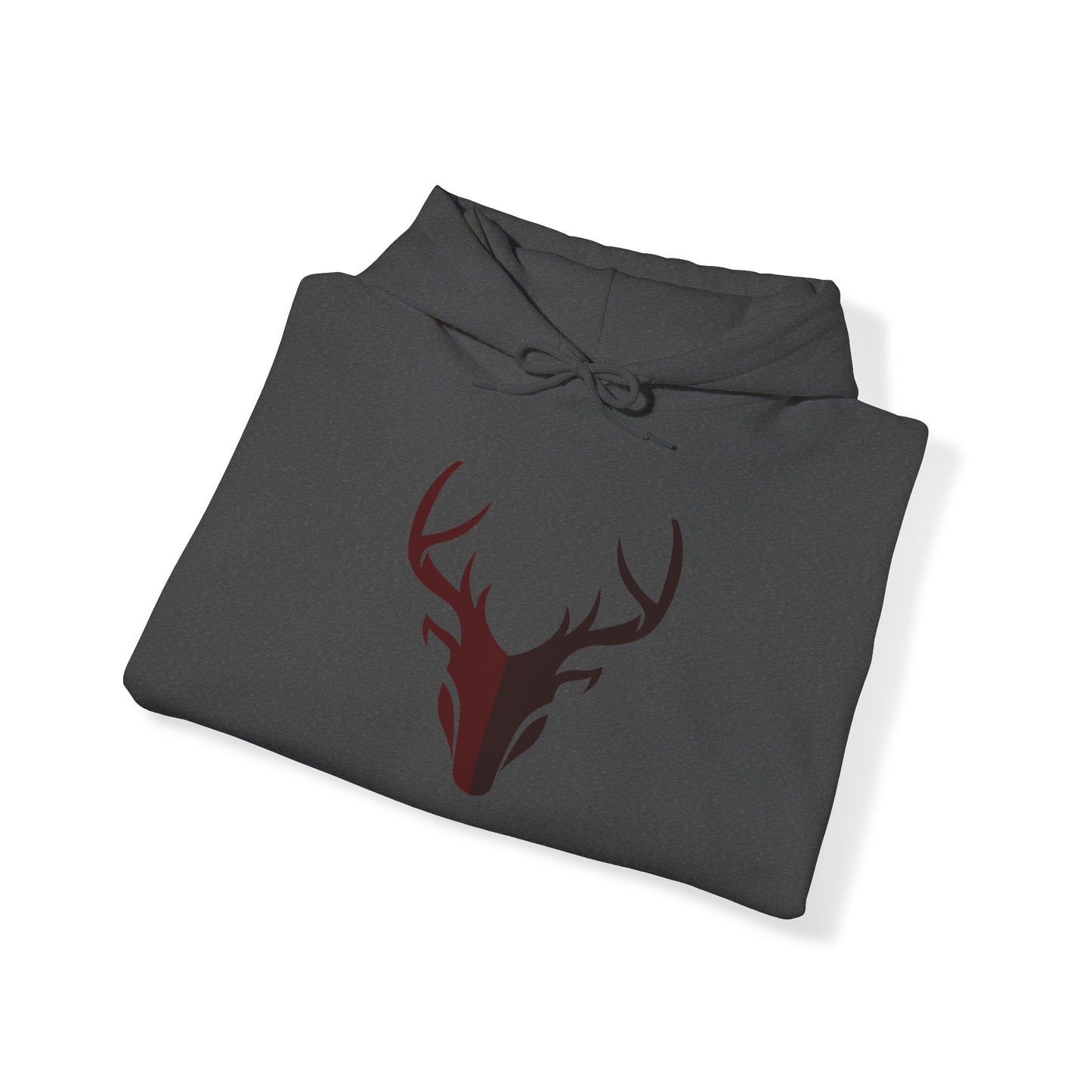 Unisex Heavy Blend™ Hooded Sweatshirt Adult Activewear Deer Head