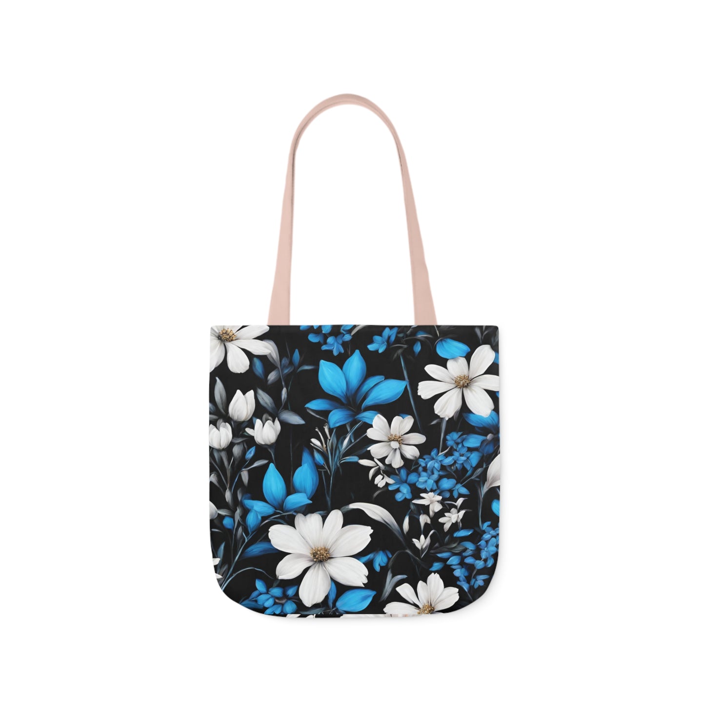 Polyester Canvas Tote Bag (AOP) Two Different Designs On Each Side Two Bags In One Adult Accessories