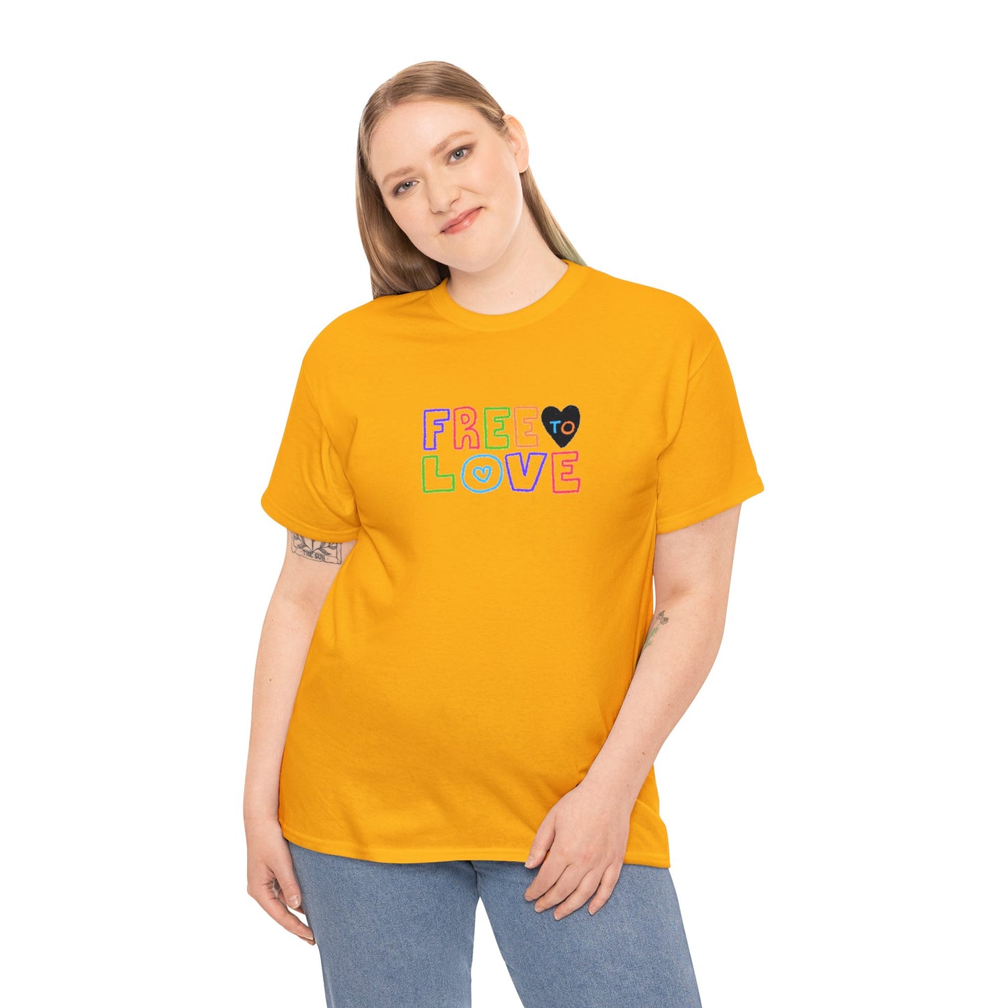 Unisex Heavy Cotton Tee Adult/Teen Activewear Comes In Many Colors