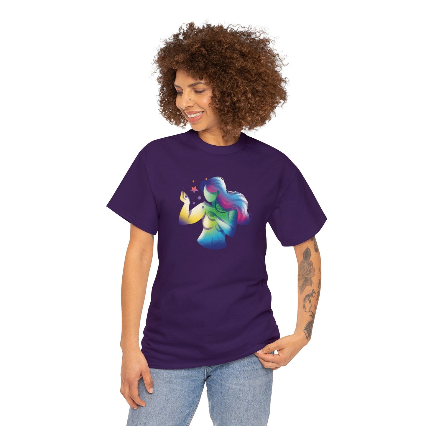 Unisex Heavy Cotton Tee Adult/Teen Activewear Shirt Comes In Many Colors