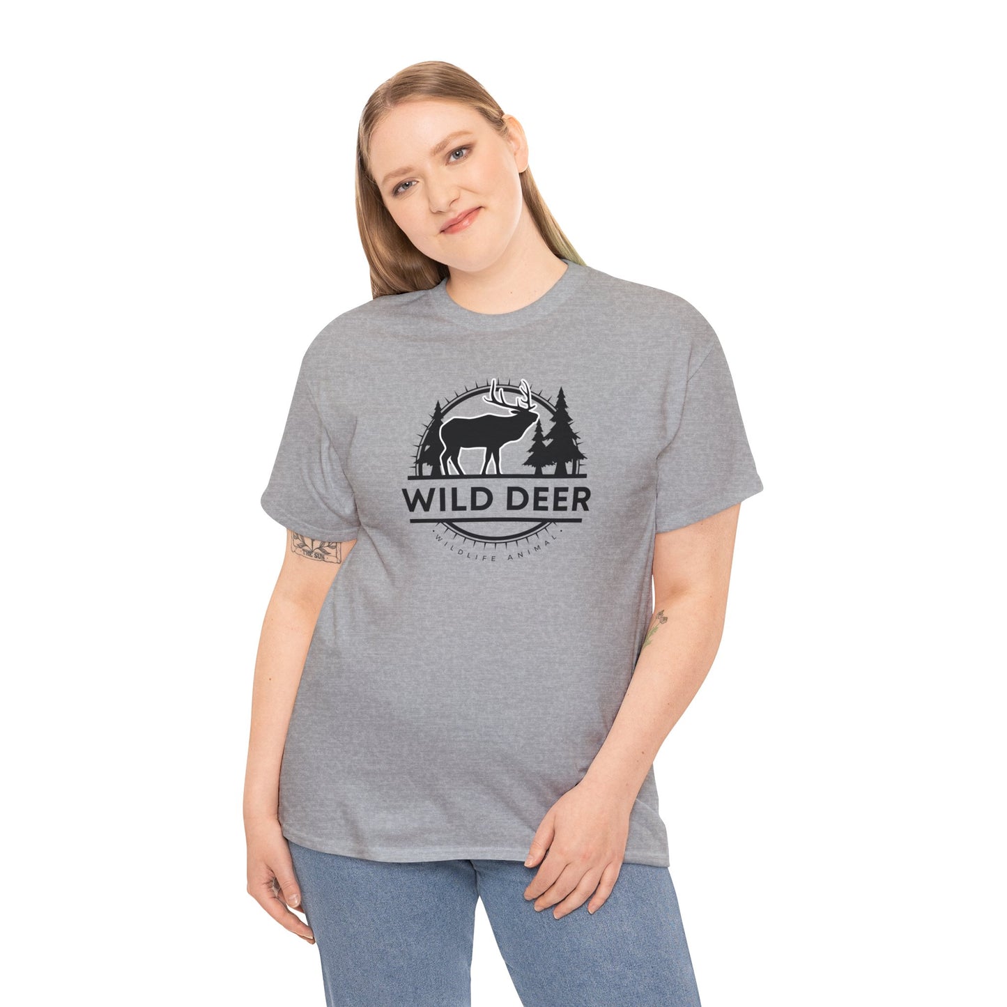 Unisex Heavy Cotton Tee Adult/Teen Wildlife Lover Activewear Shirt Comes In Many Colors