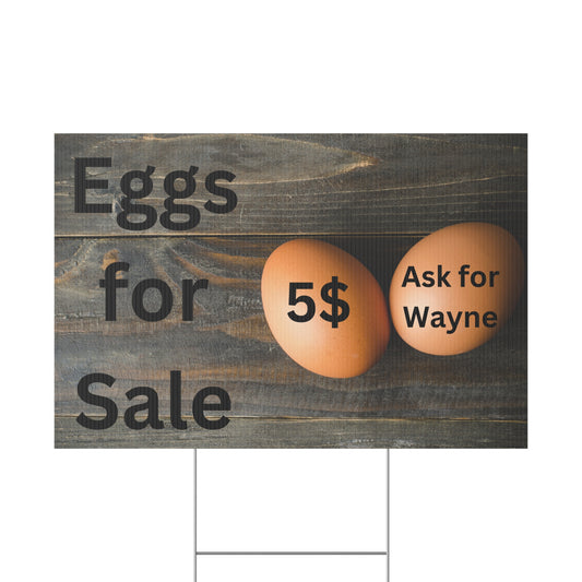 Plastic Yard Sign 36 x 24