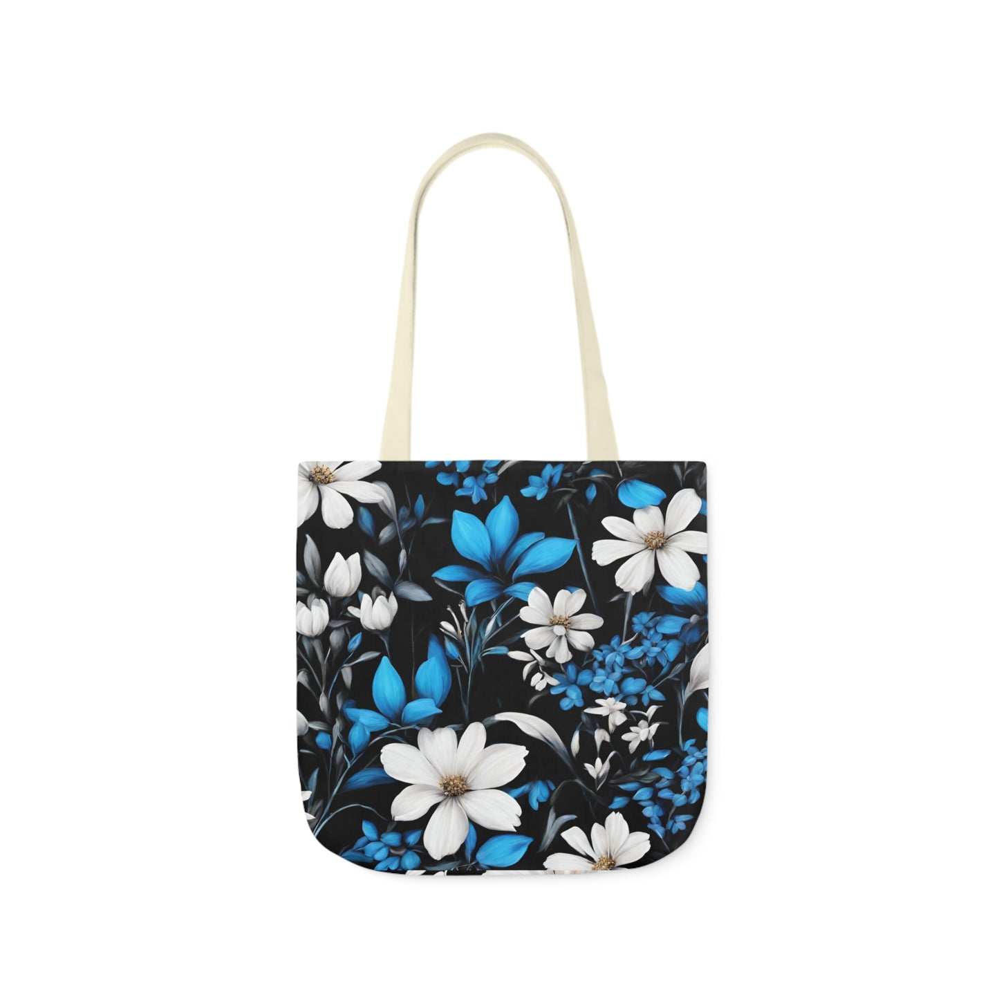 Polyester Canvas Tote Bag (AOP) Two Different Designs On Each Side Two Bags In One Adult Accessories