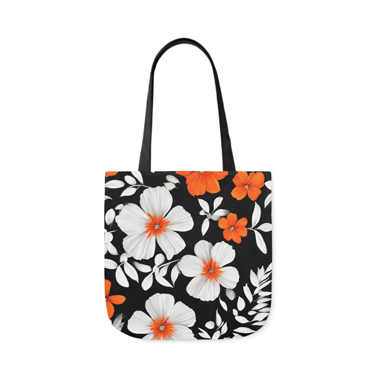 Polyester Canvas Tote Bag (AOP) Two Different Designs On Each Side Two Bags In One Adult Accessories