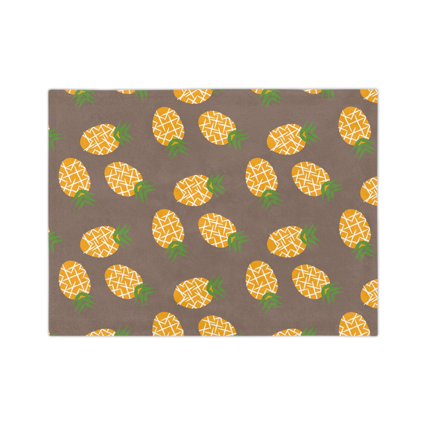 Velveteen Minky Blanket Pineapple Blanket For Kids/Adult/Babies