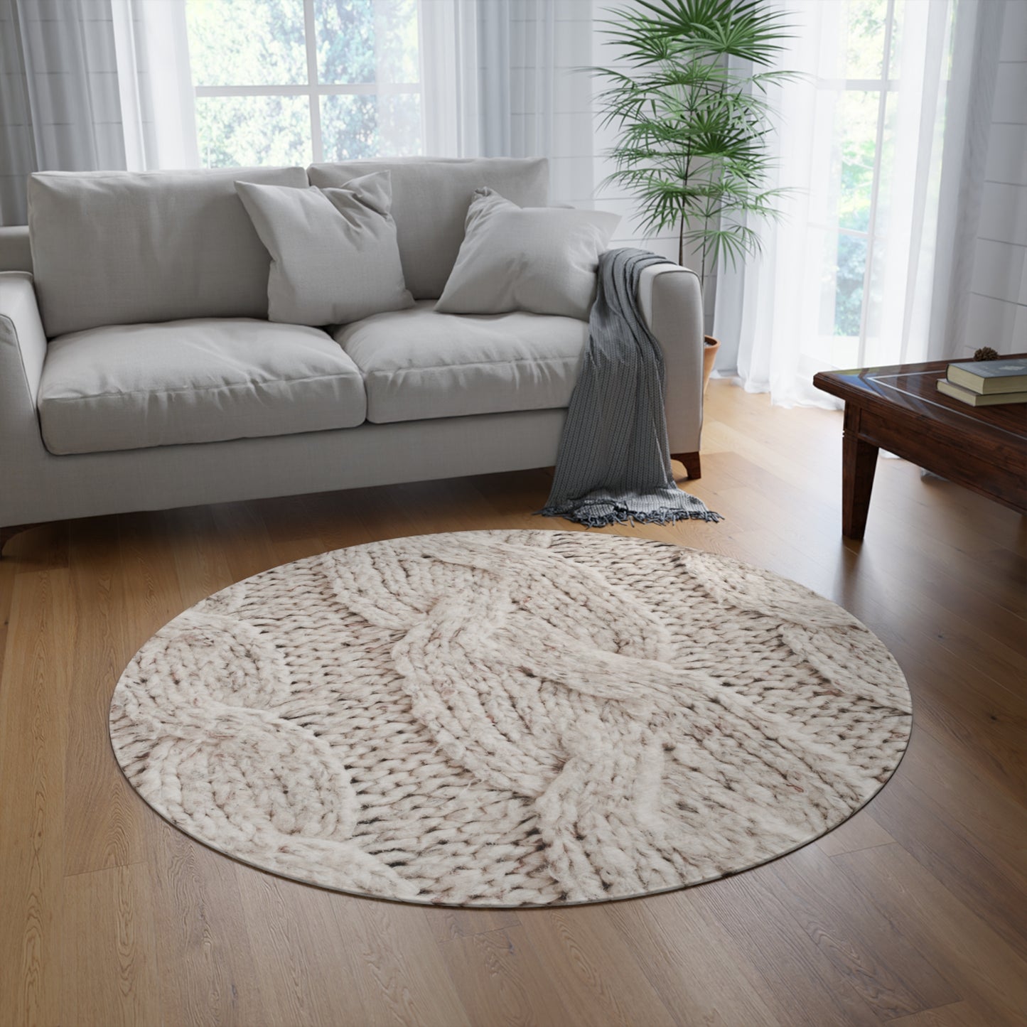 Round Rug Has Matching Set