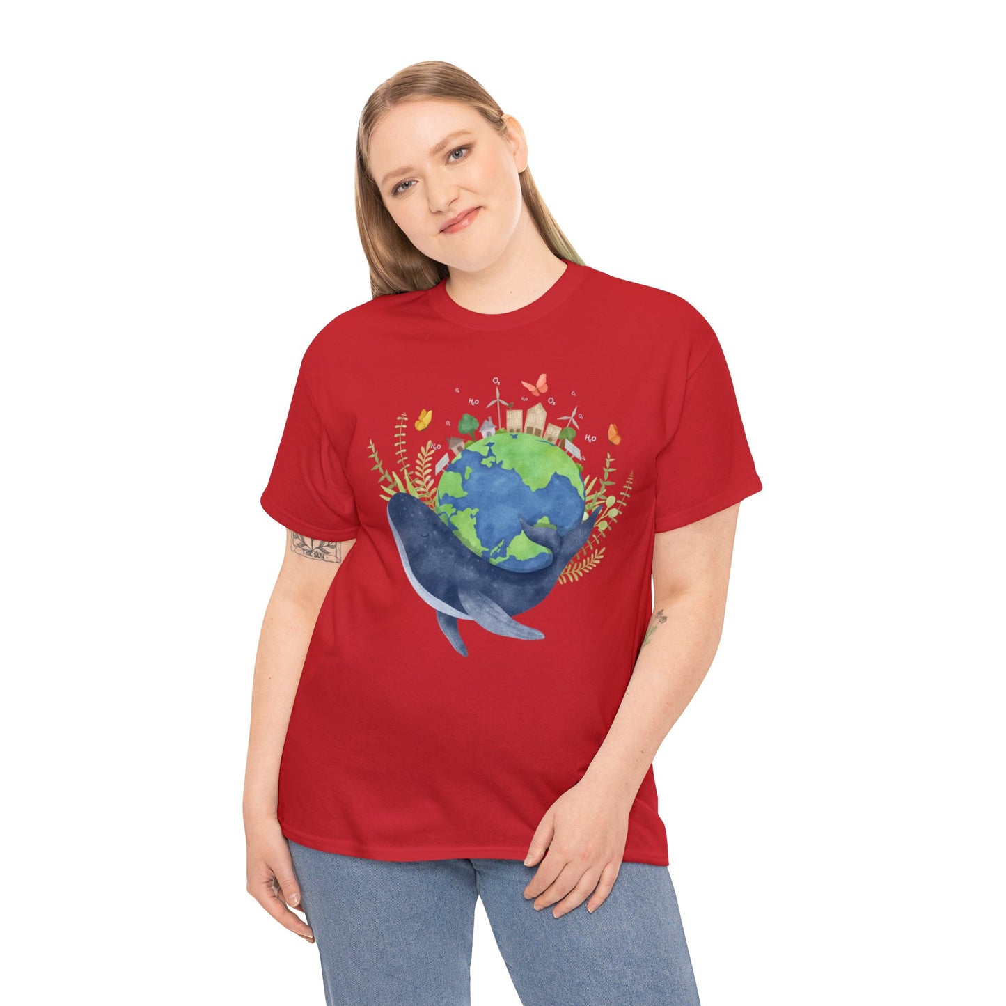 Unisex Heavy Cotton Tee Adult/Teen Activewear Shirt Comes In Many Colors