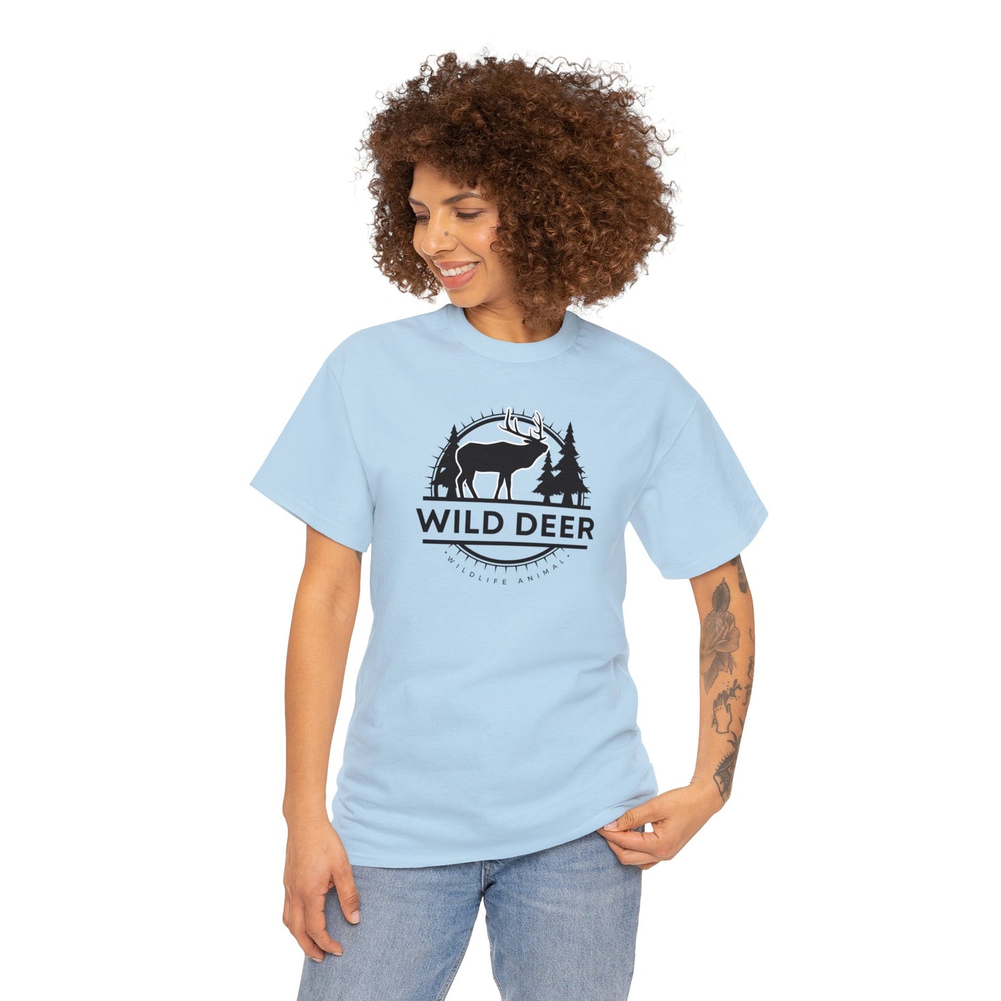 Unisex Heavy Cotton Tee Adult/Teen Wildlife Lover Activewear Shirt Comes In Many Colors