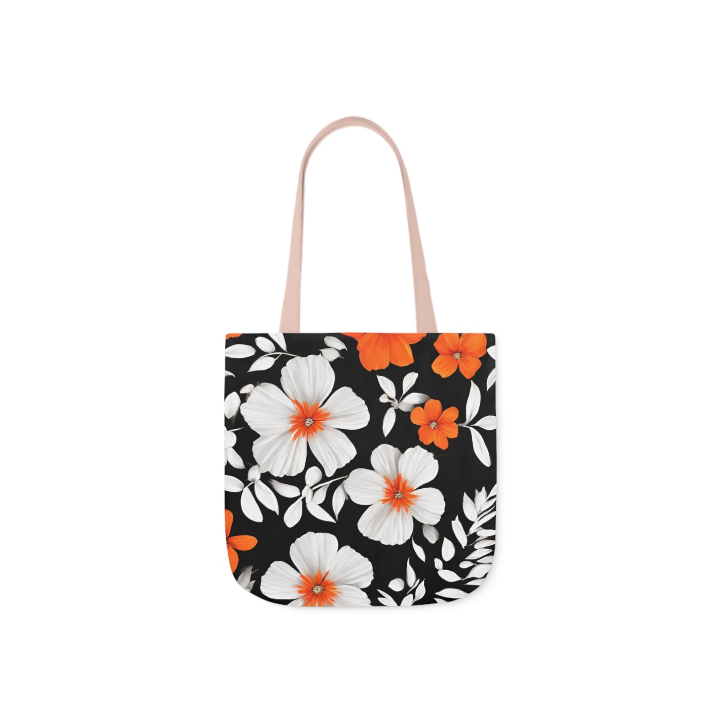 Polyester Canvas Tote Bag (AOP) Two Different Designs On Each Side Two Bags In One Adult Accessories