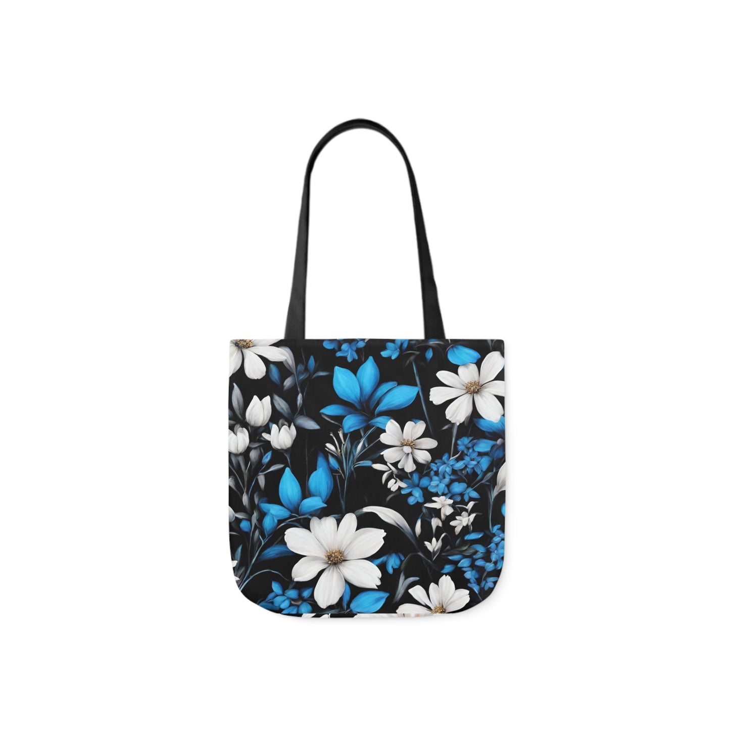 Polyester Canvas Tote Bag (AOP) Two Different Designs On Each Side Two Bags In One Adult Accessories