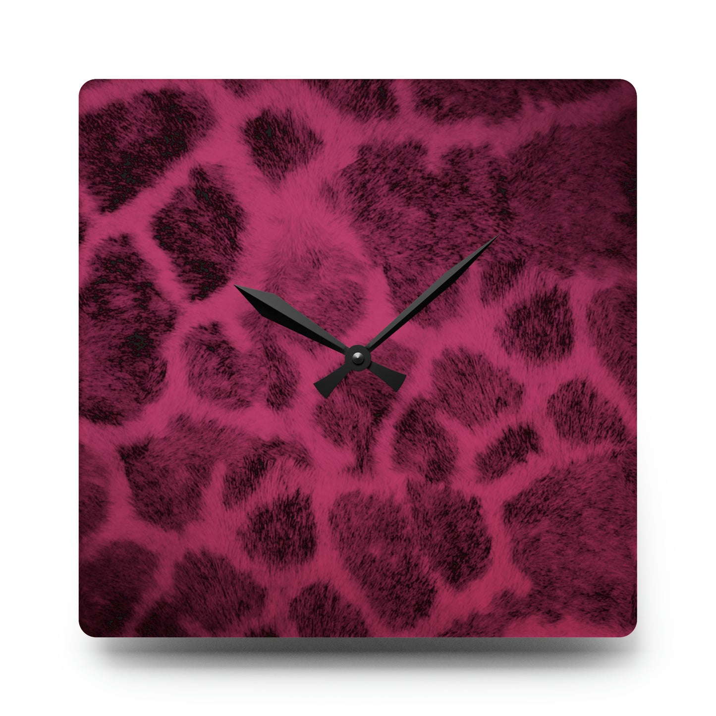 Acrylic Wall Clock If You Would Like This To Be A Matching Set Including or Not Clock Curtains Felt Storage Boxes Pillow Shams & More Please Call 1-603-377-1833 Can Be Done in 24 Hours!