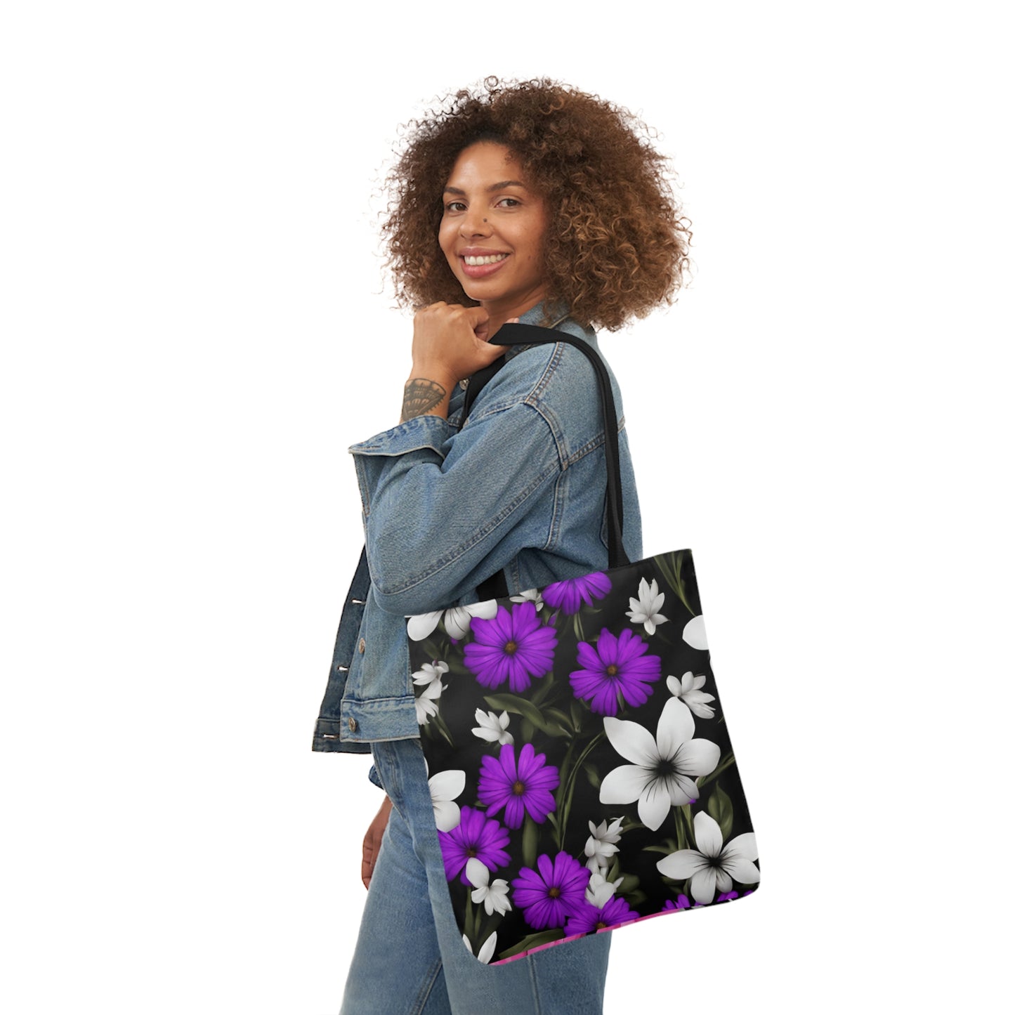 Polyester Canvas Tote Bag (AOP) Amazing Two Bags In One Different Designs On Each Side Adult Accessories