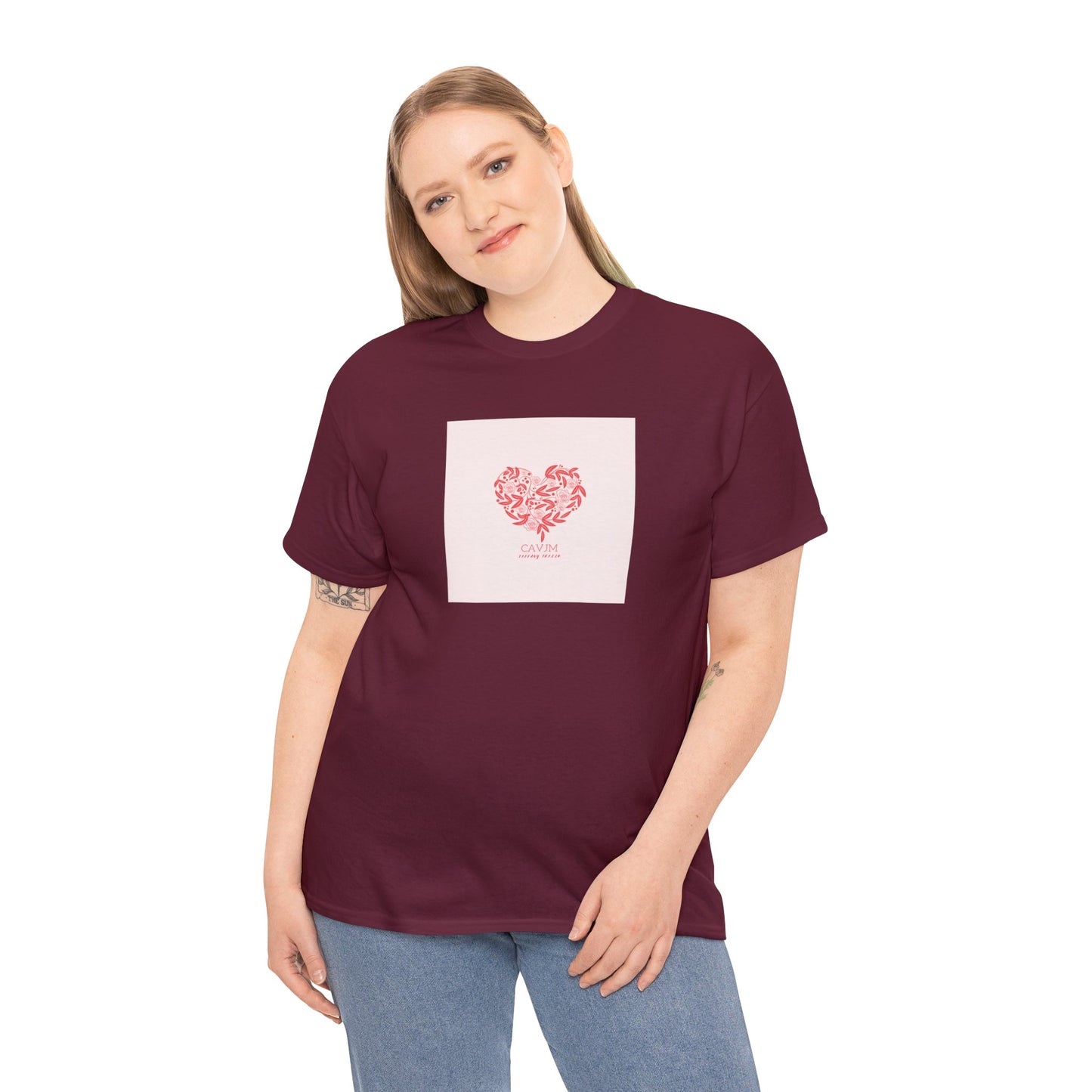 Unisex Heavy Cotton Tee Adult/Teen Activewear Good Quality Material Comes In Many Colors