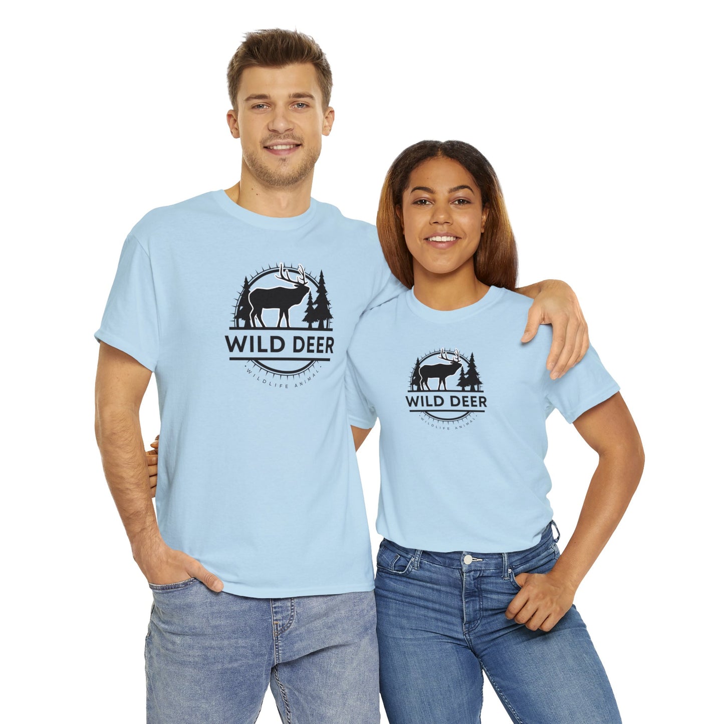 Unisex Heavy Cotton Tee Adult/Teen Wildlife Lover Activewear Shirt Comes In Many Colors