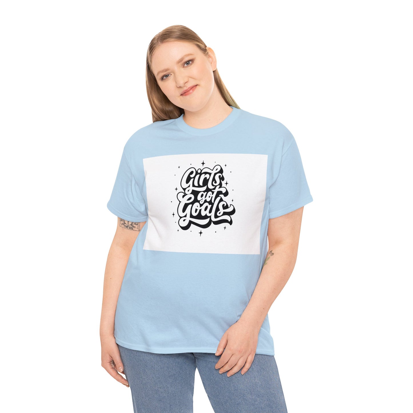 Unisex Heavy Cotton Tee Adult/Teen Activewear Shirt Comes In Many Colors