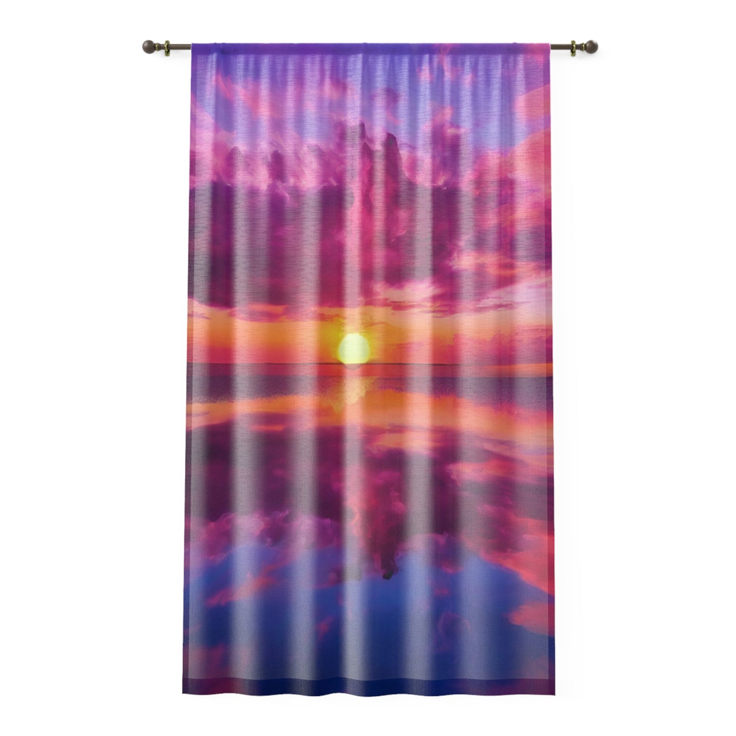 Window Curtain Semi-Sheer Have Blackout Available, Just Call. Has Matching Products Sold Separate. Bring Your Own Image Free of Charge. Just Give Me a Jingle @ 1-603-377-1833