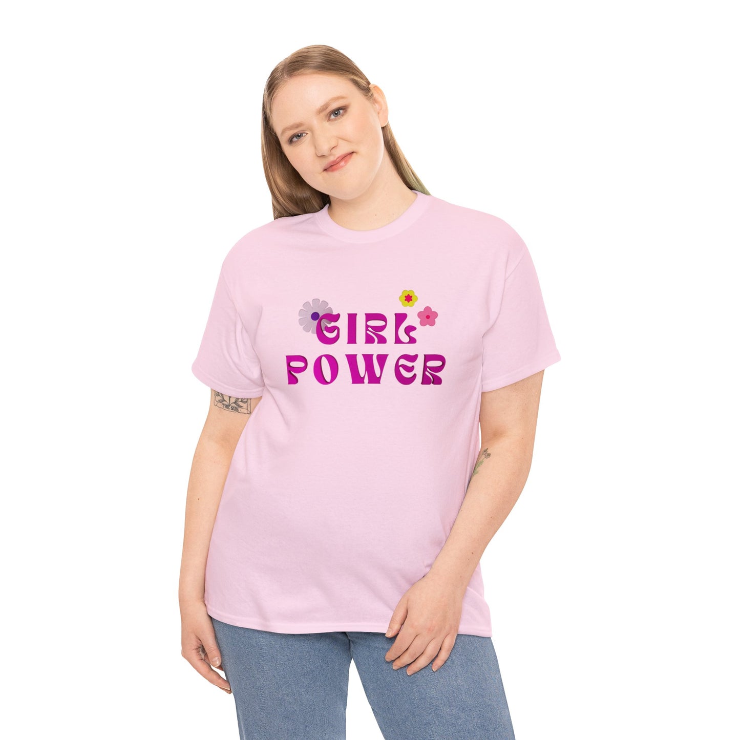 Unisex Heavy Cotton Tee Adult/Teen Activewear Comes In Many Colors