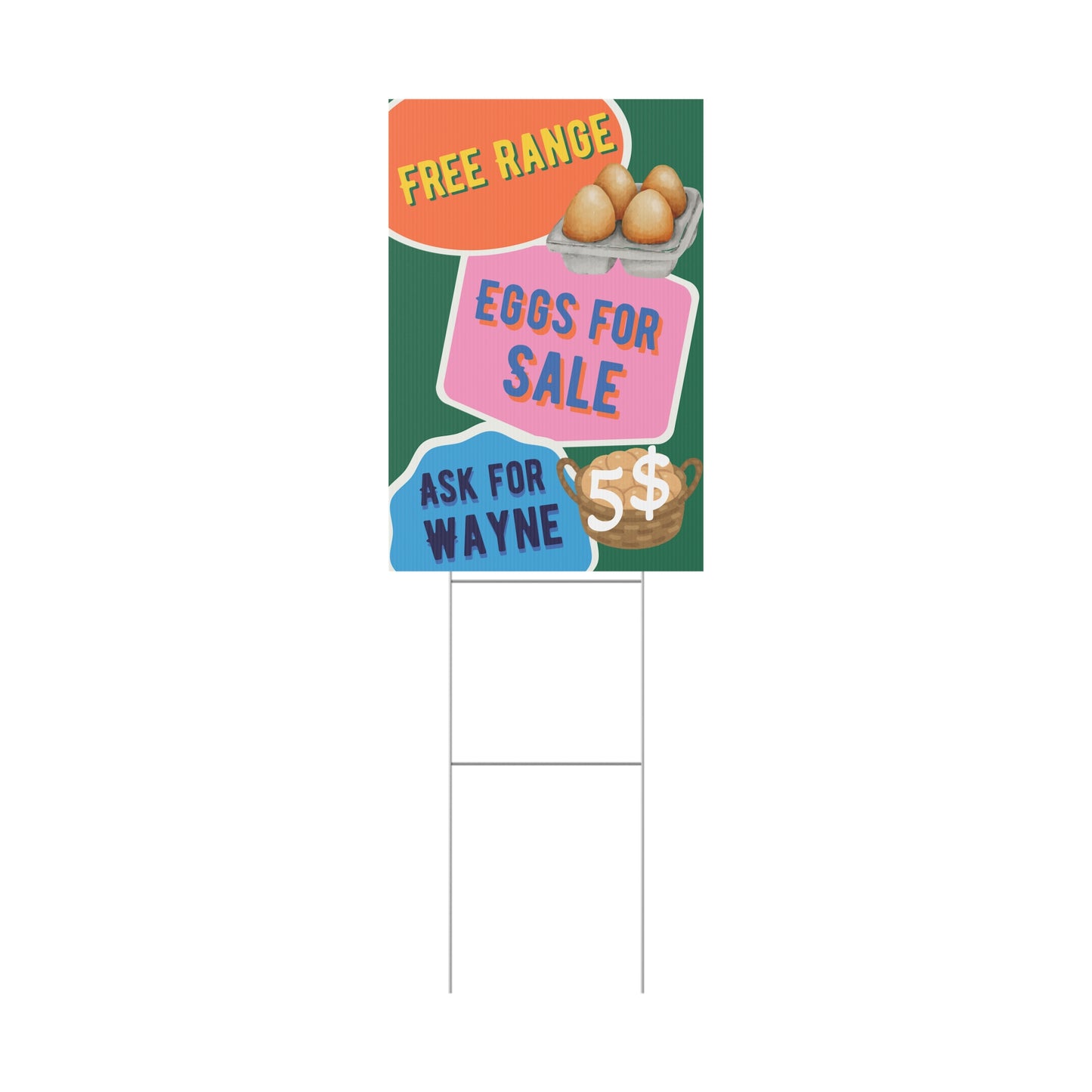 Plastic Yard Sign 24 x 36