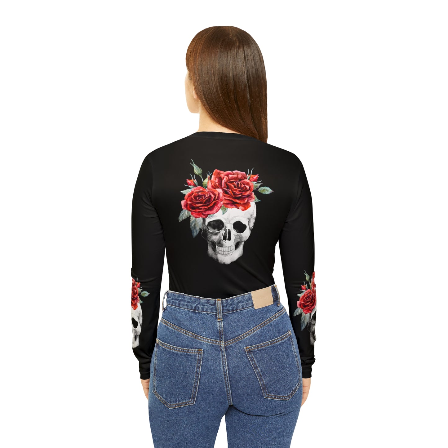 Women's Long Sleeve V-neck Shirt (AOP)