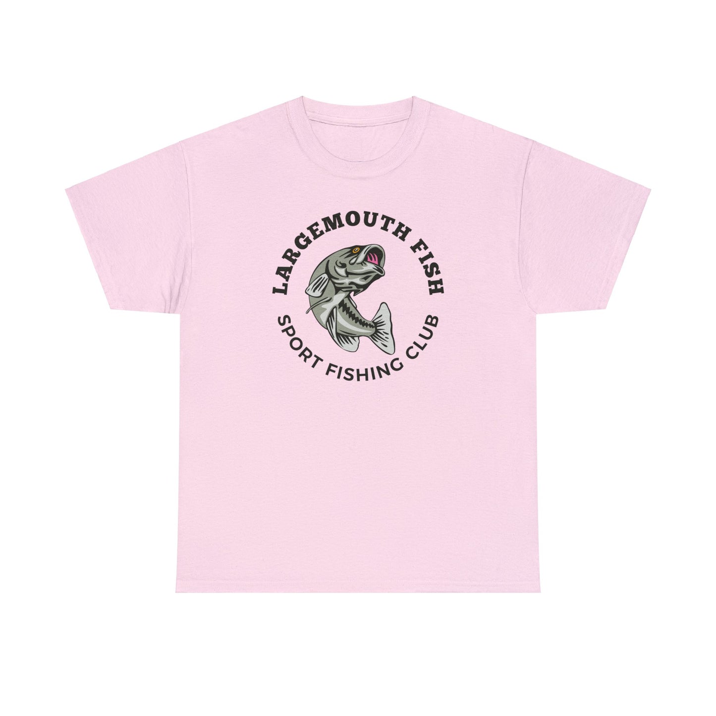 Unisex Heavy Cotton Tee Adult/Teen Activewear Largemouth Bass